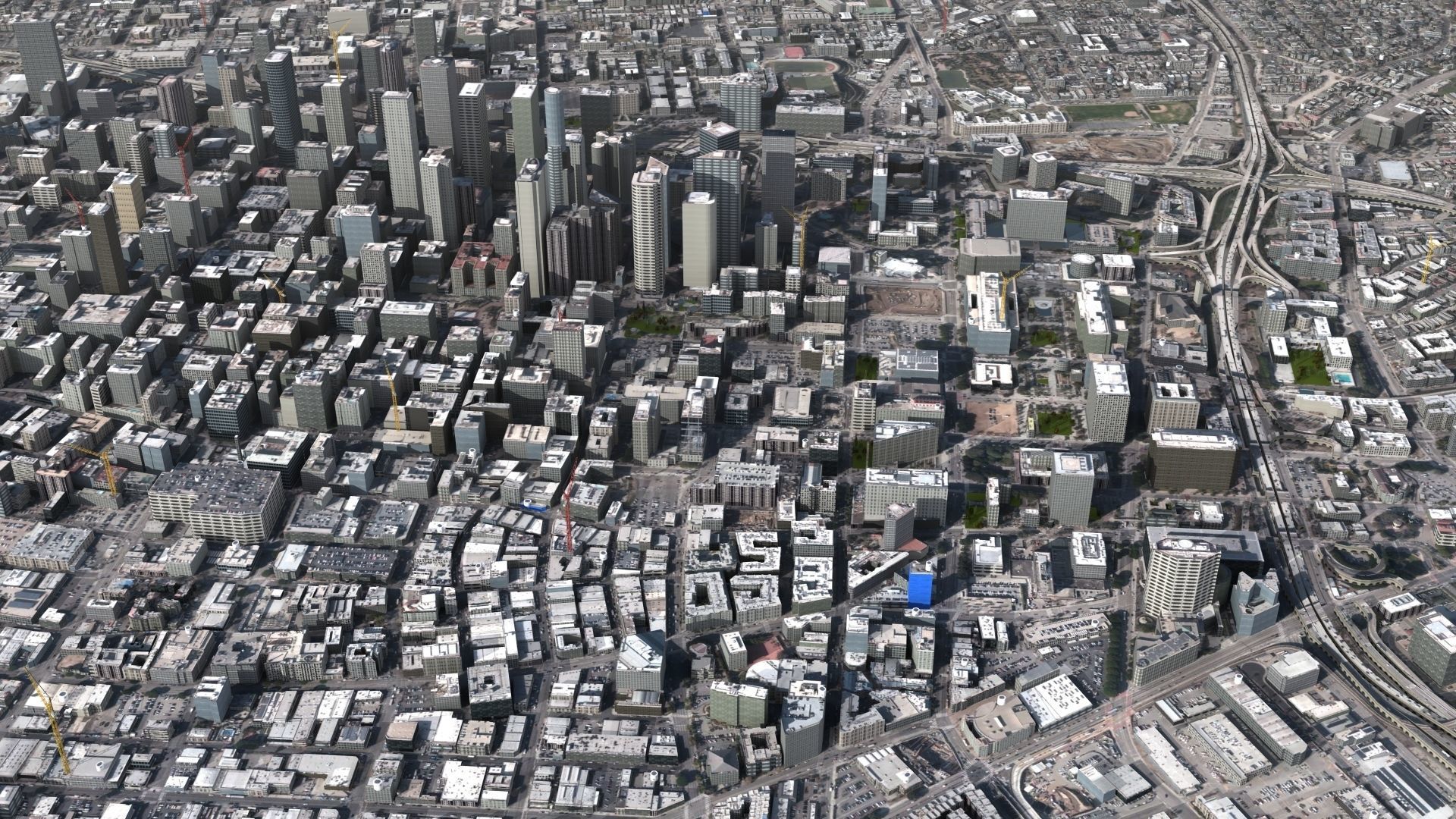 Los Angeles City USA 3D model_23