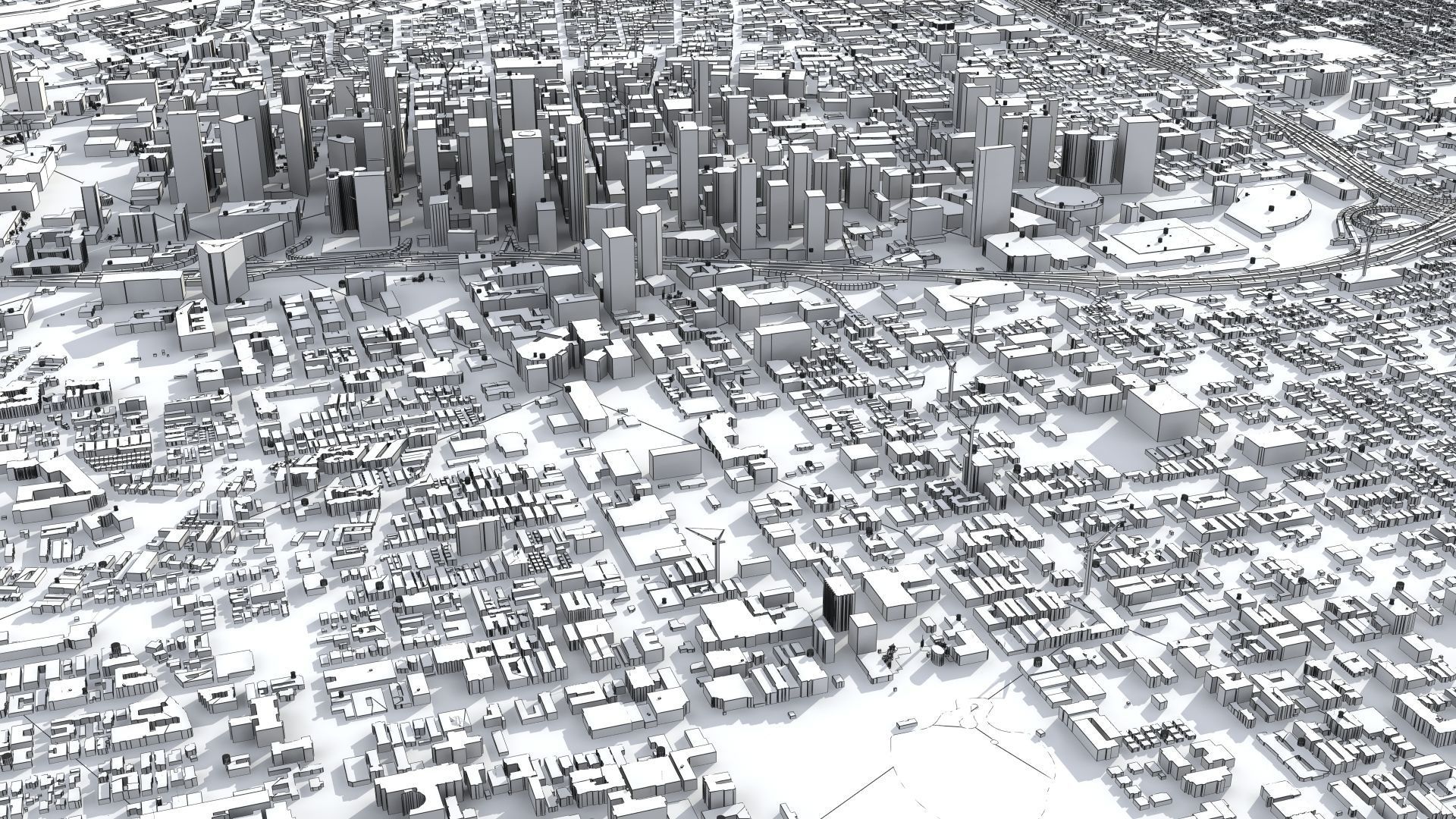 Los Angeles City USA 3D model_50
