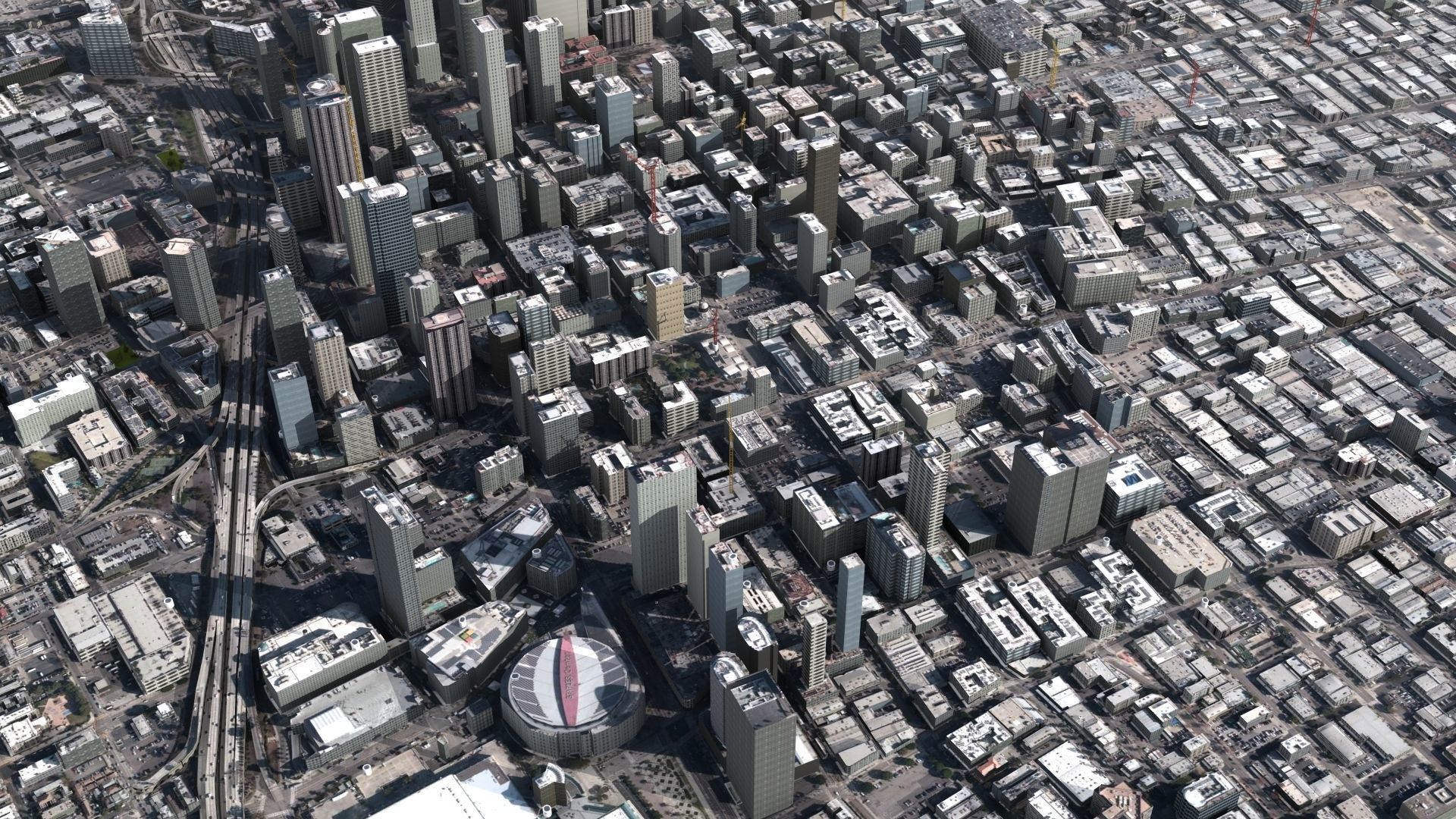 Los Angeles City USA 3D model_15