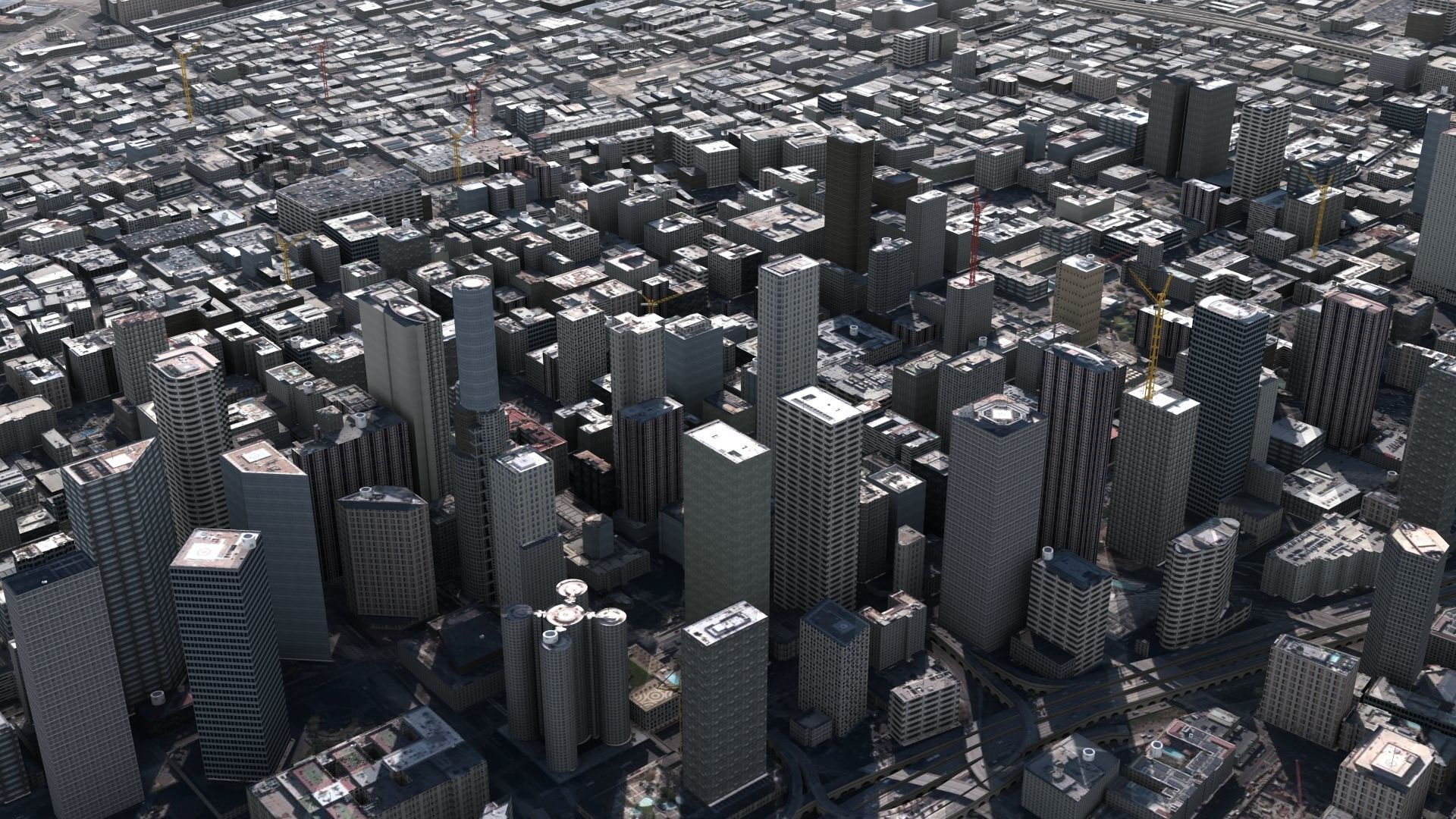 Los Angeles City USA 3D model_14