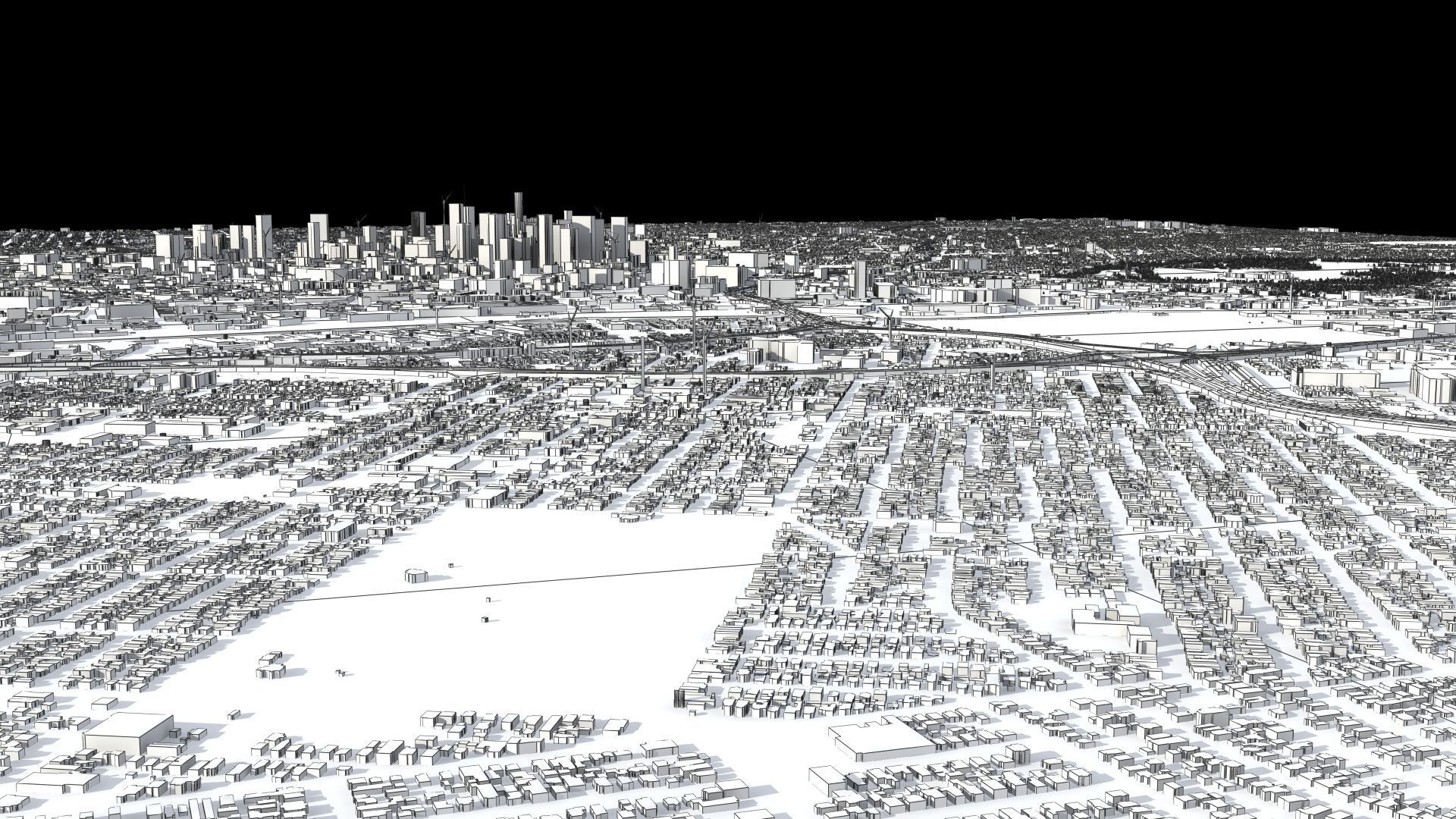 Los Angeles City USA 3D model_44