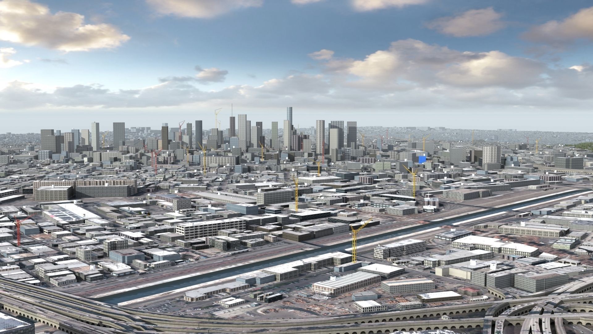 Los Angeles City USA 3D model_3