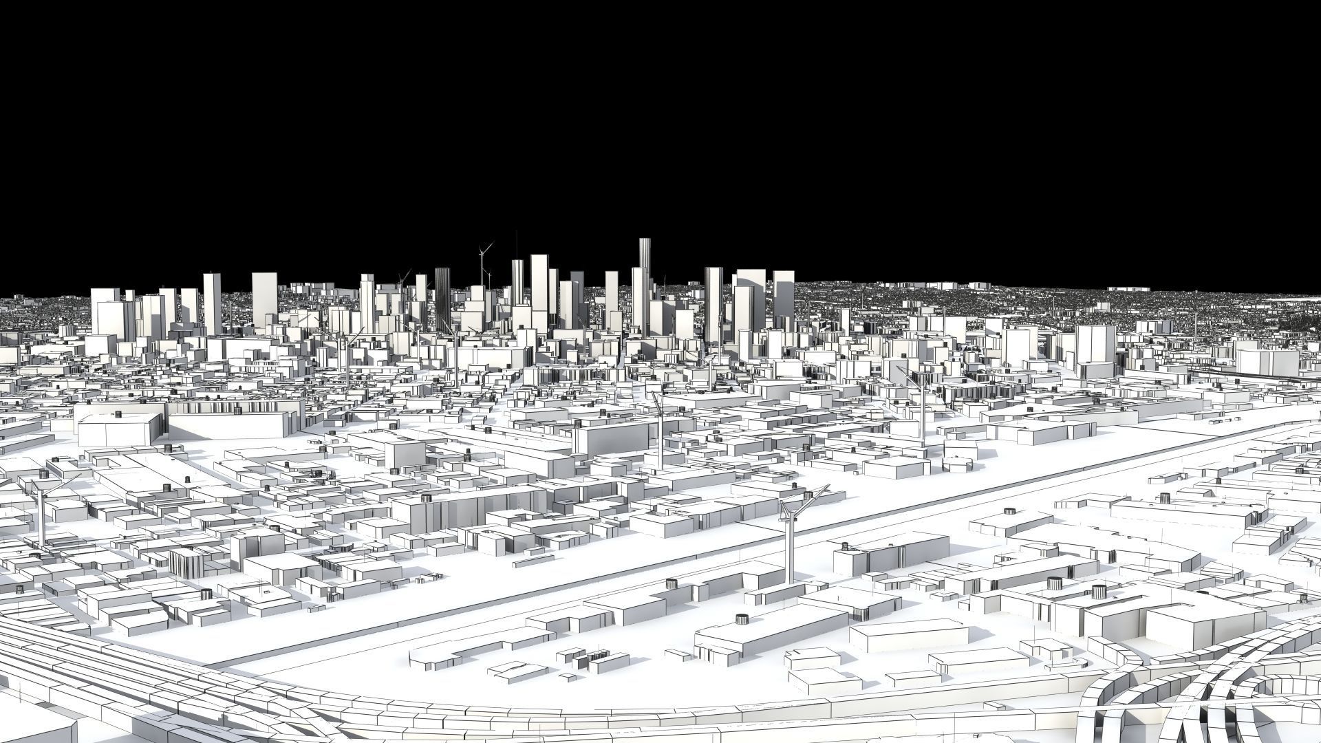 Los Angeles City USA 3D model_31