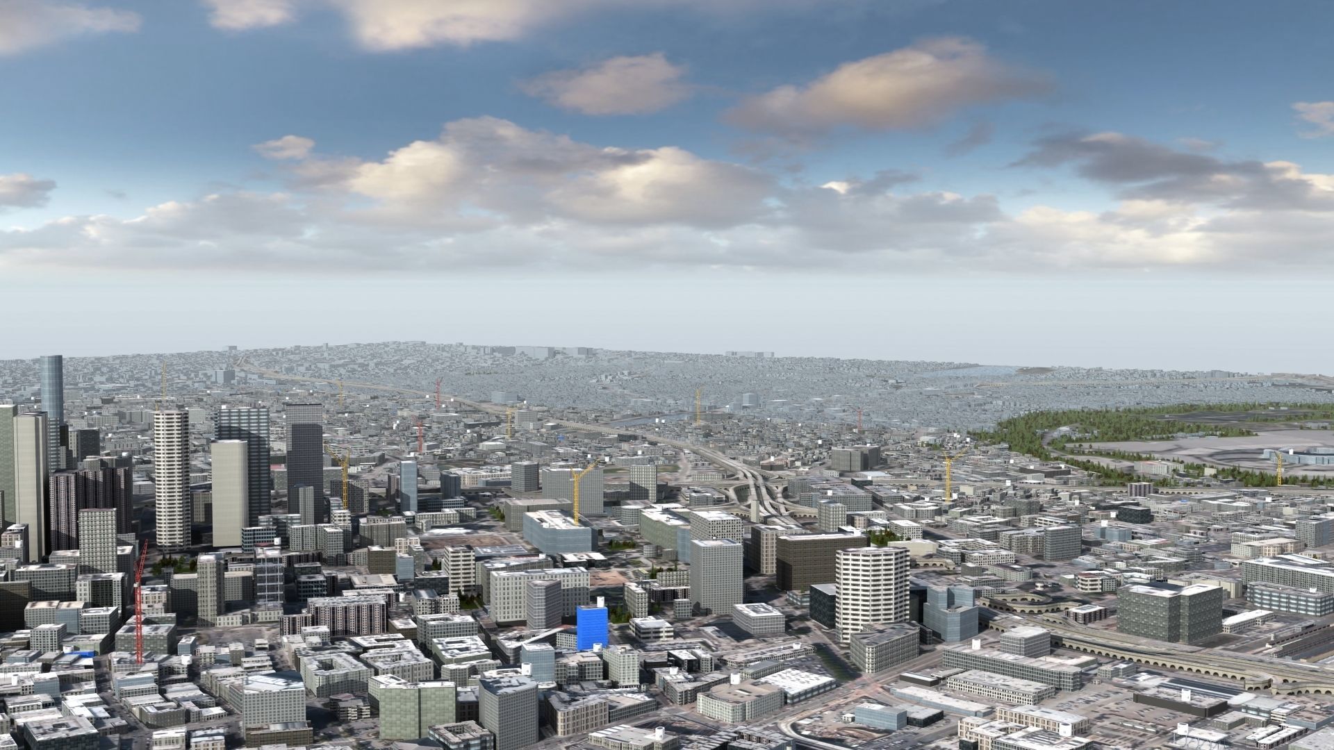 Los Angeles City USA 3D model_21