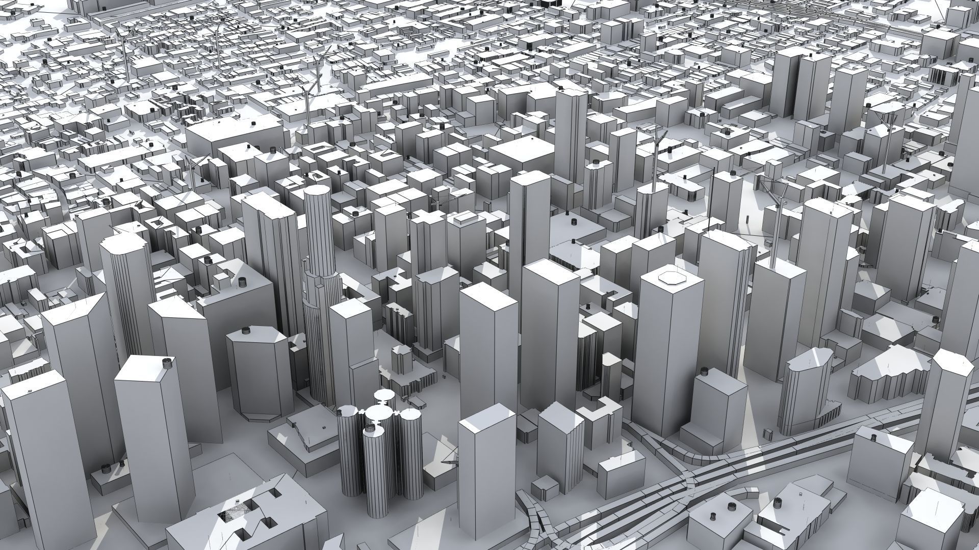 Los Angeles City USA 3D model_38