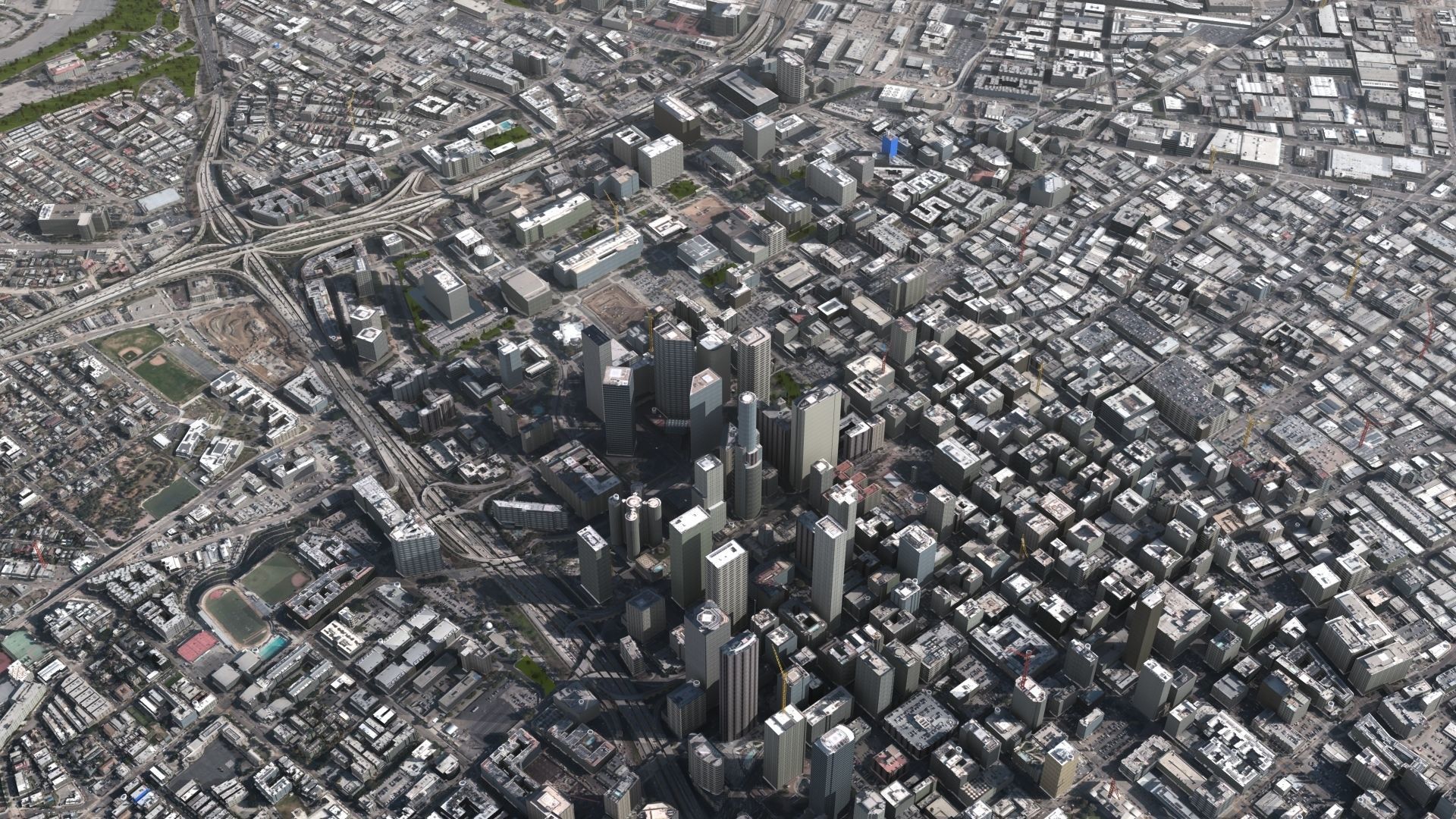Los Angeles City USA 3D model_16