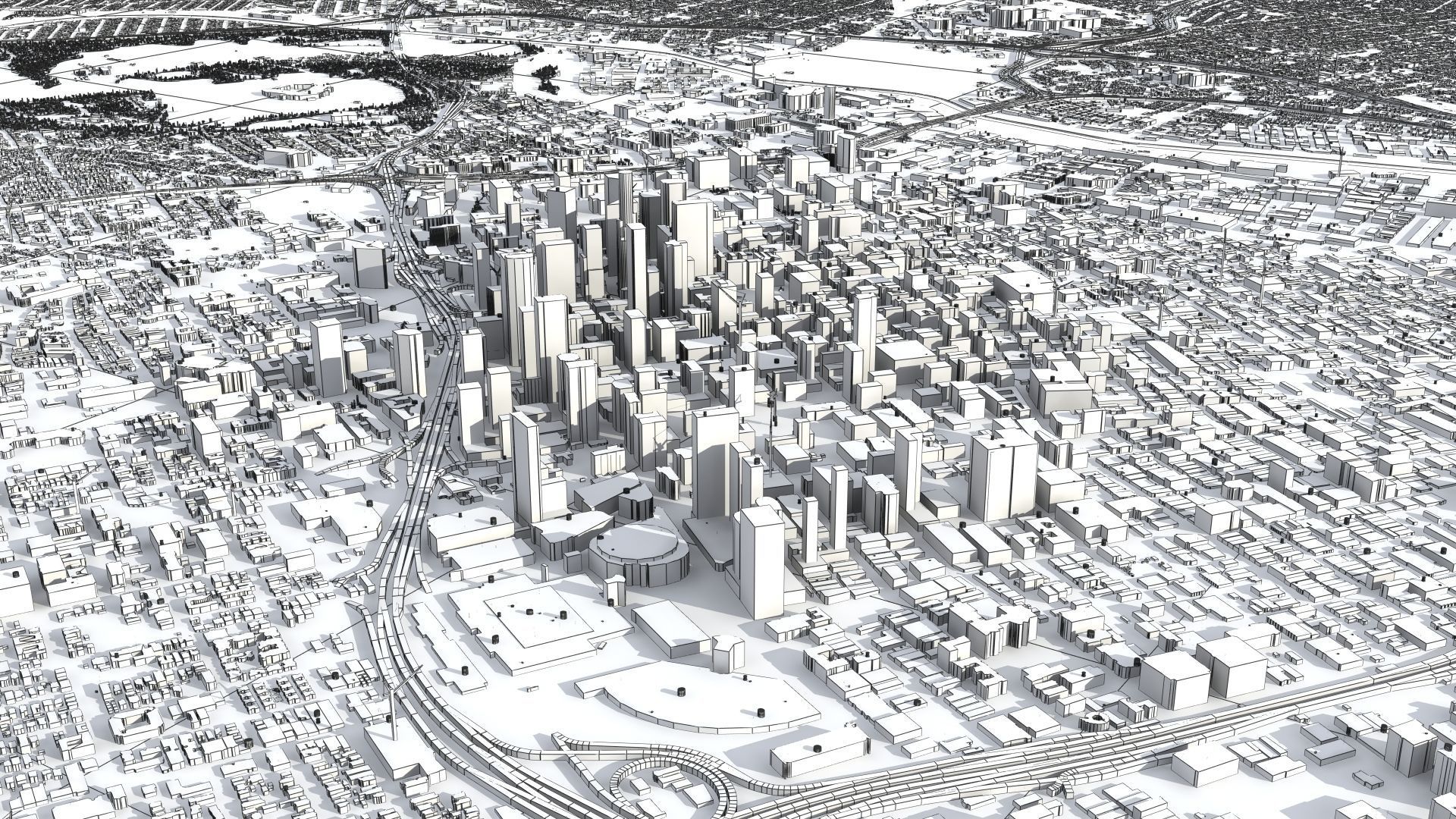 Los Angeles City USA 3D model_33