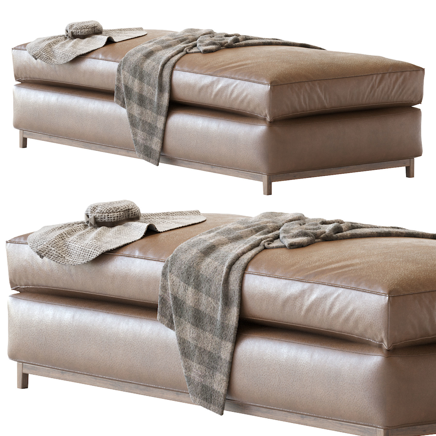 Hugo Bench 3D model_1