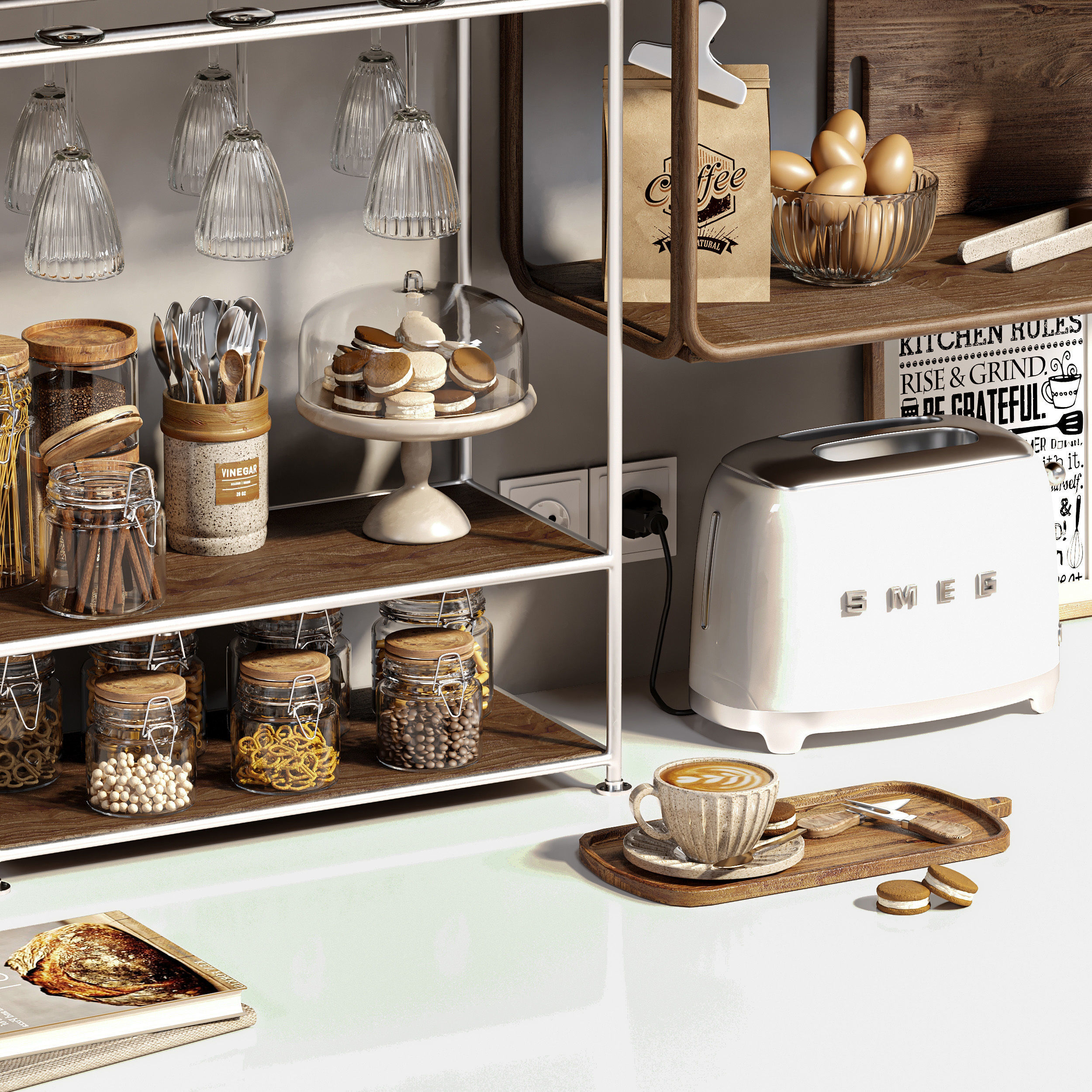 kitchen accessories 006 3D model_4