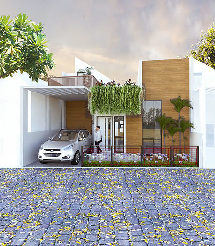 OTTO House Architectural Design Low-poly 3D model