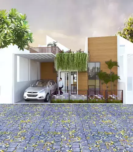 OTTO House Architectural Design Low-poly 3D model