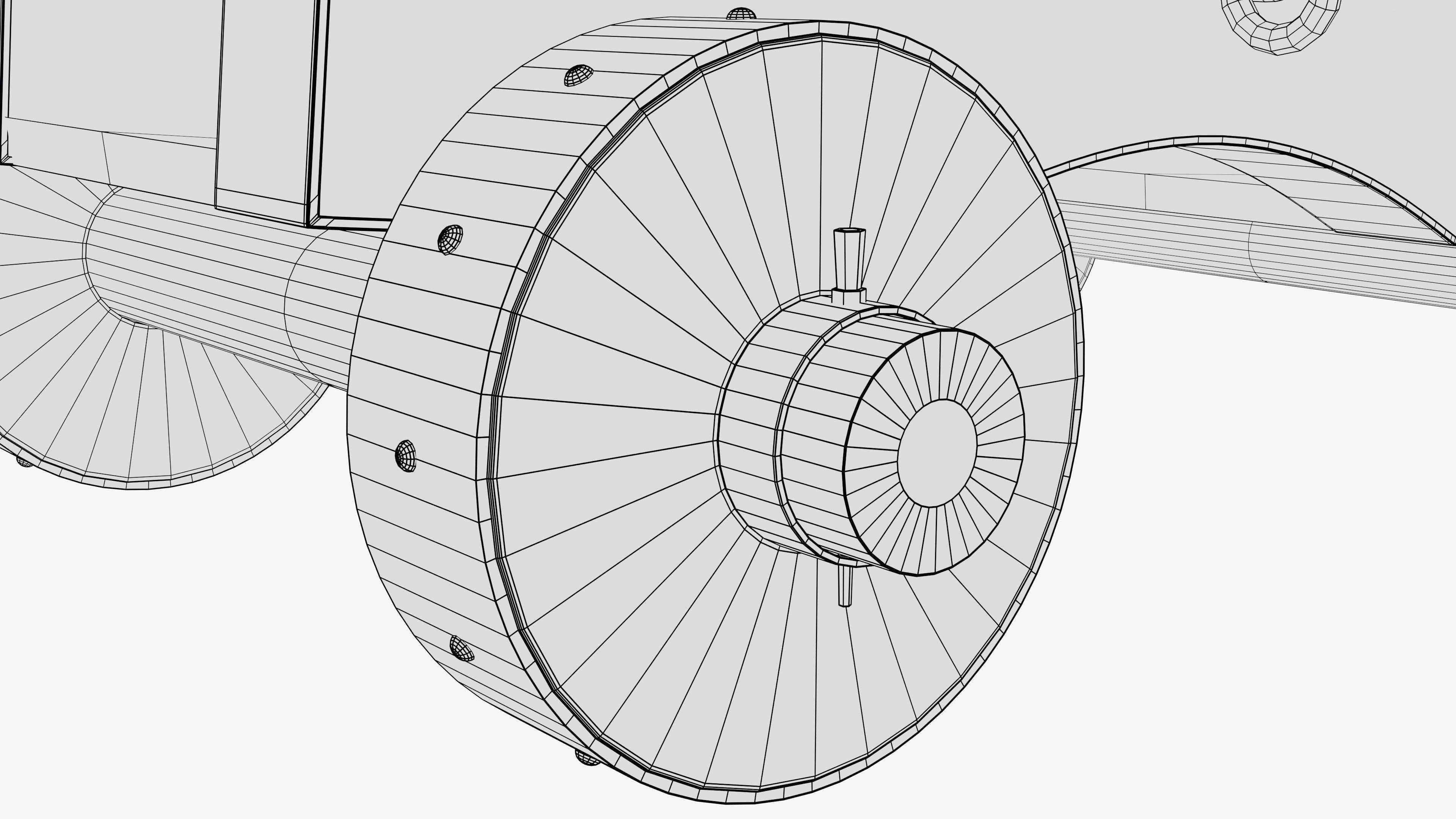 Vintage-Cannon old cannon 3D model_22