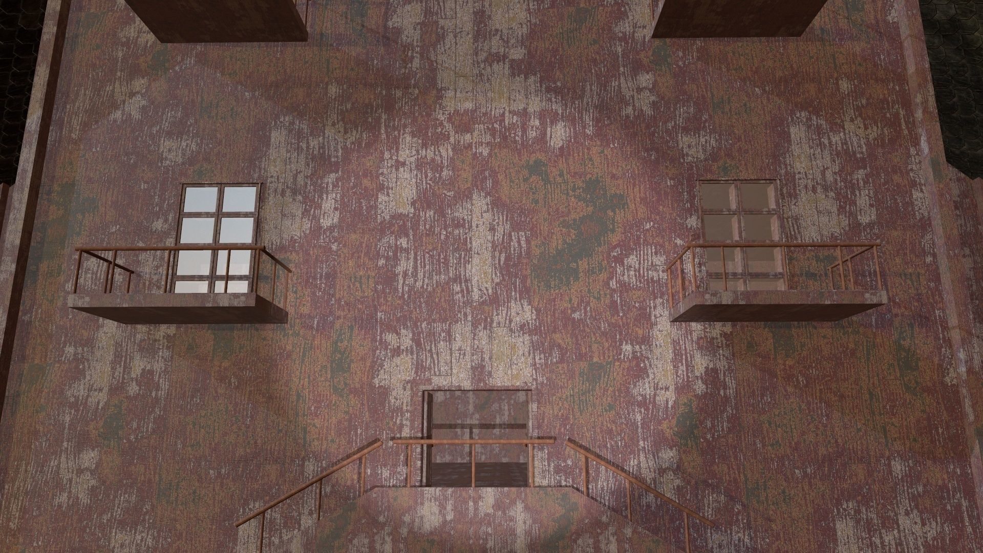 House Horror Low-poly 3D model_5