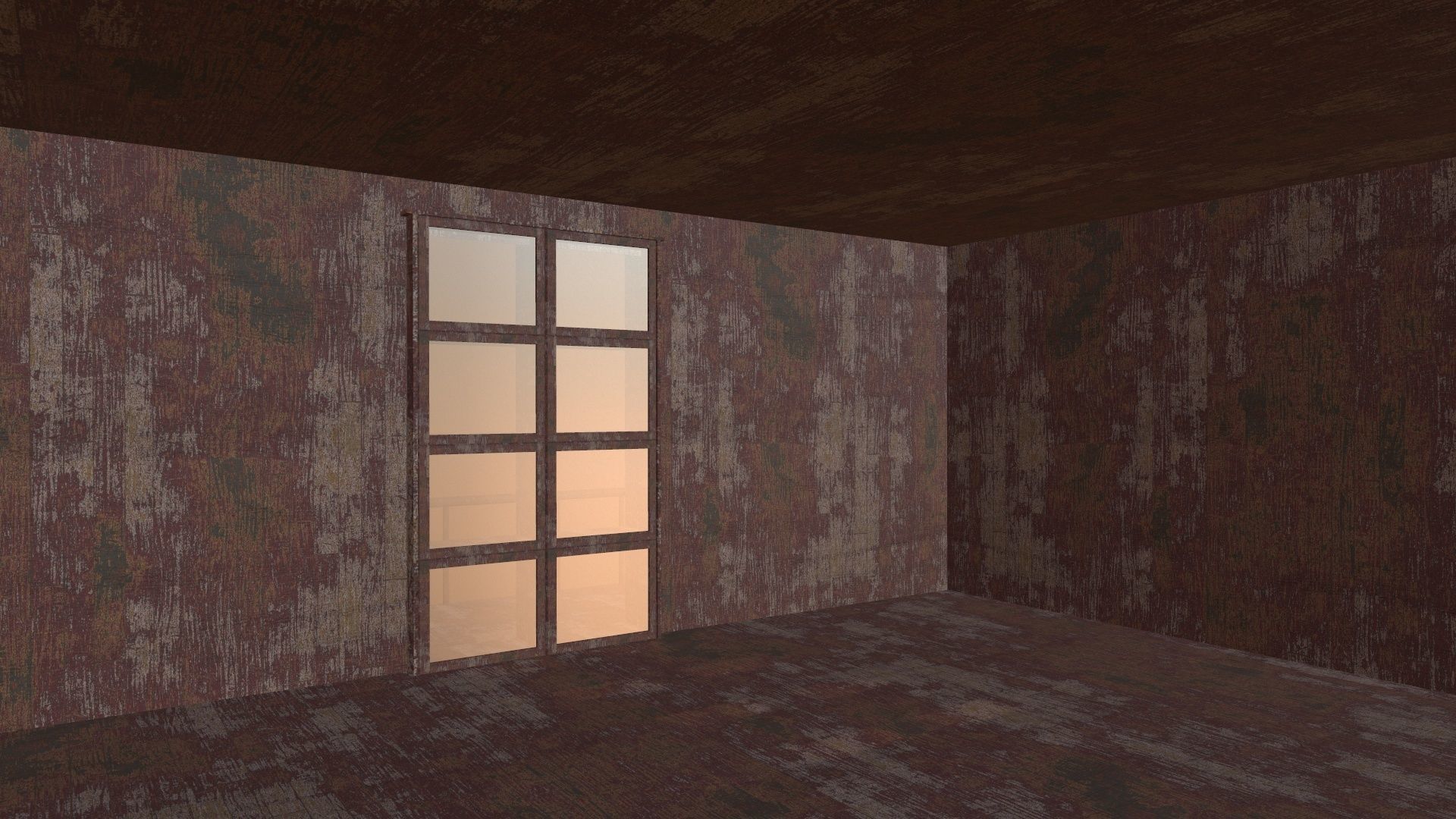 House Horror Low-poly 3D model_10