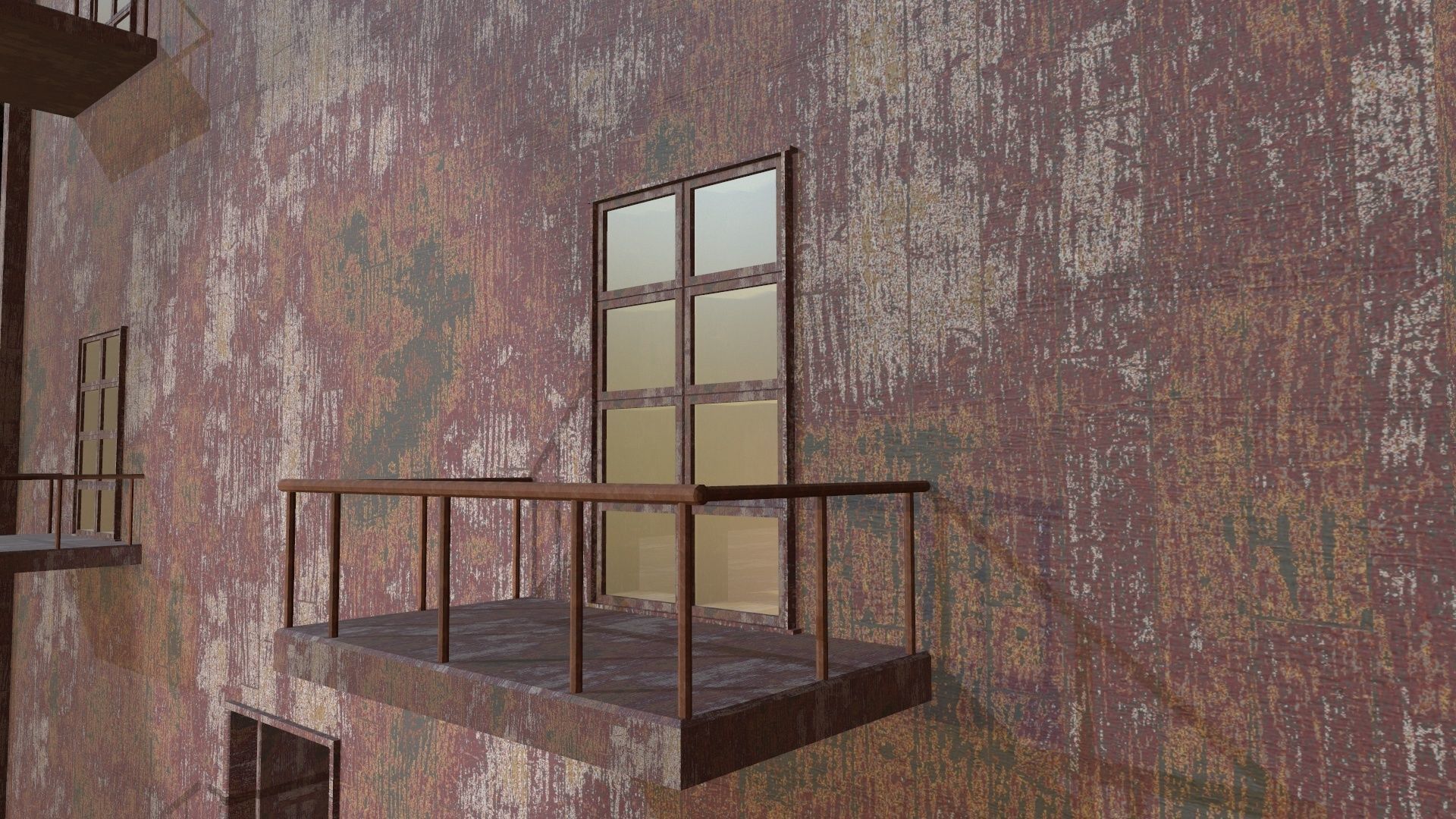 House Horror Low-poly 3D model_6