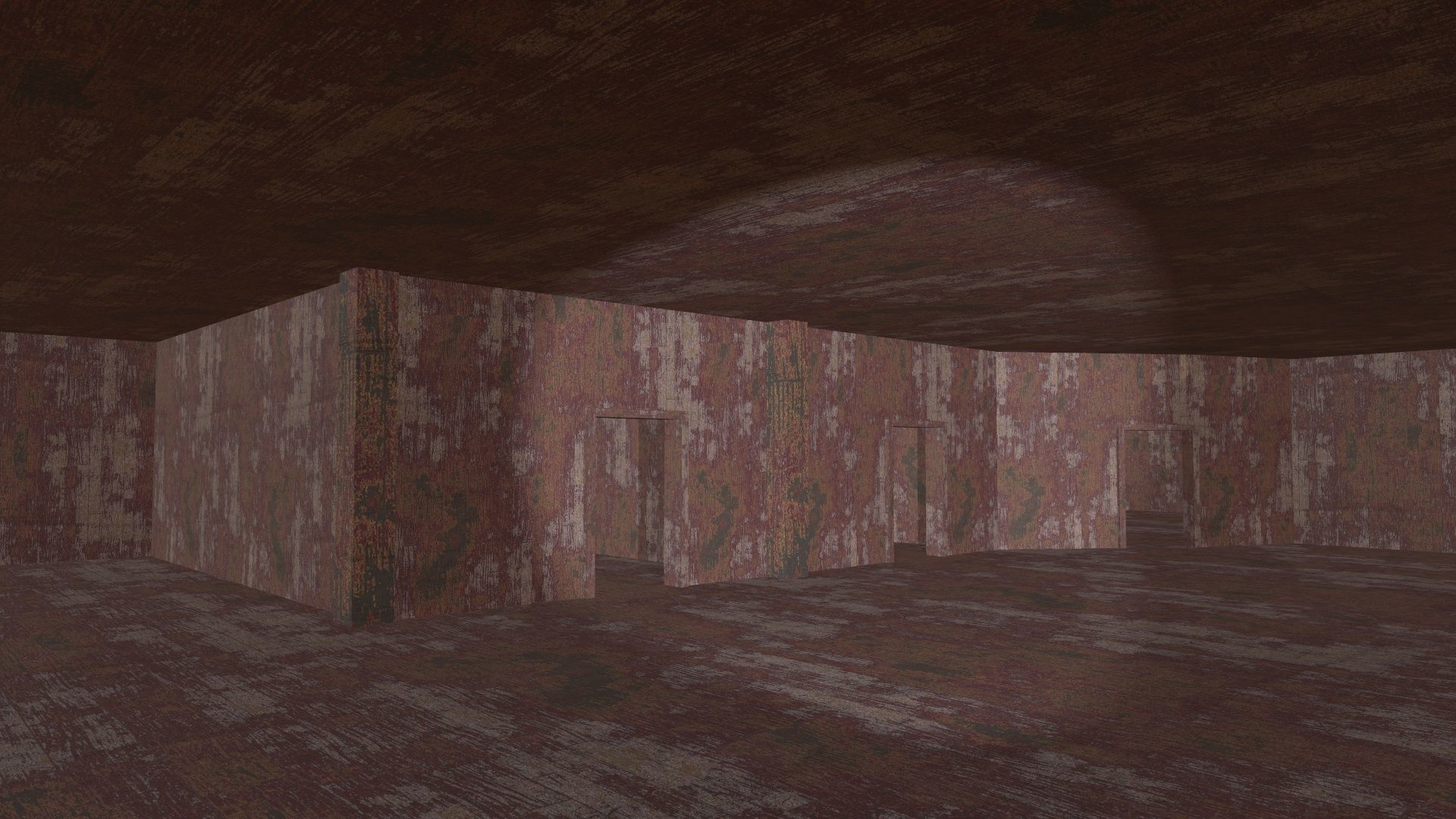 House Horror Low-poly 3D model_8