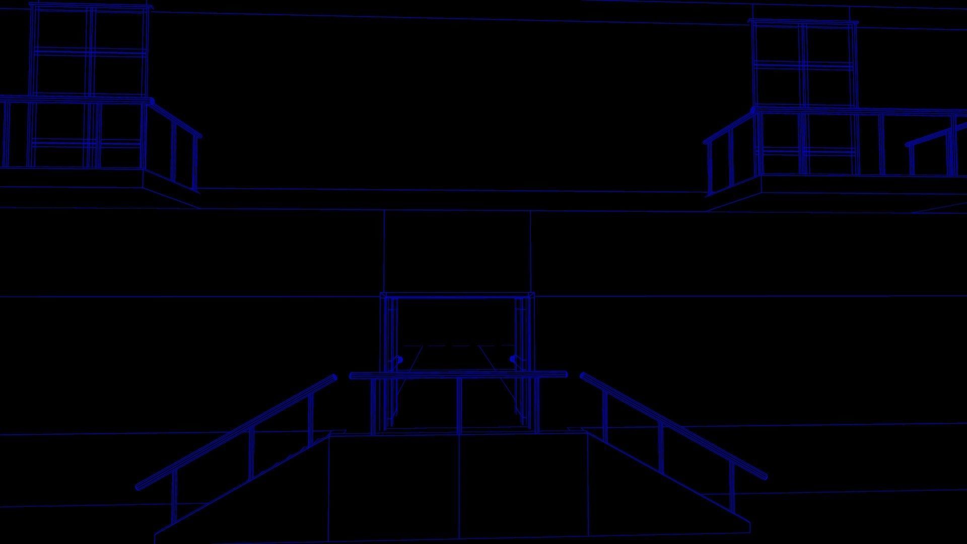 House Horror Low-poly 3D model_17