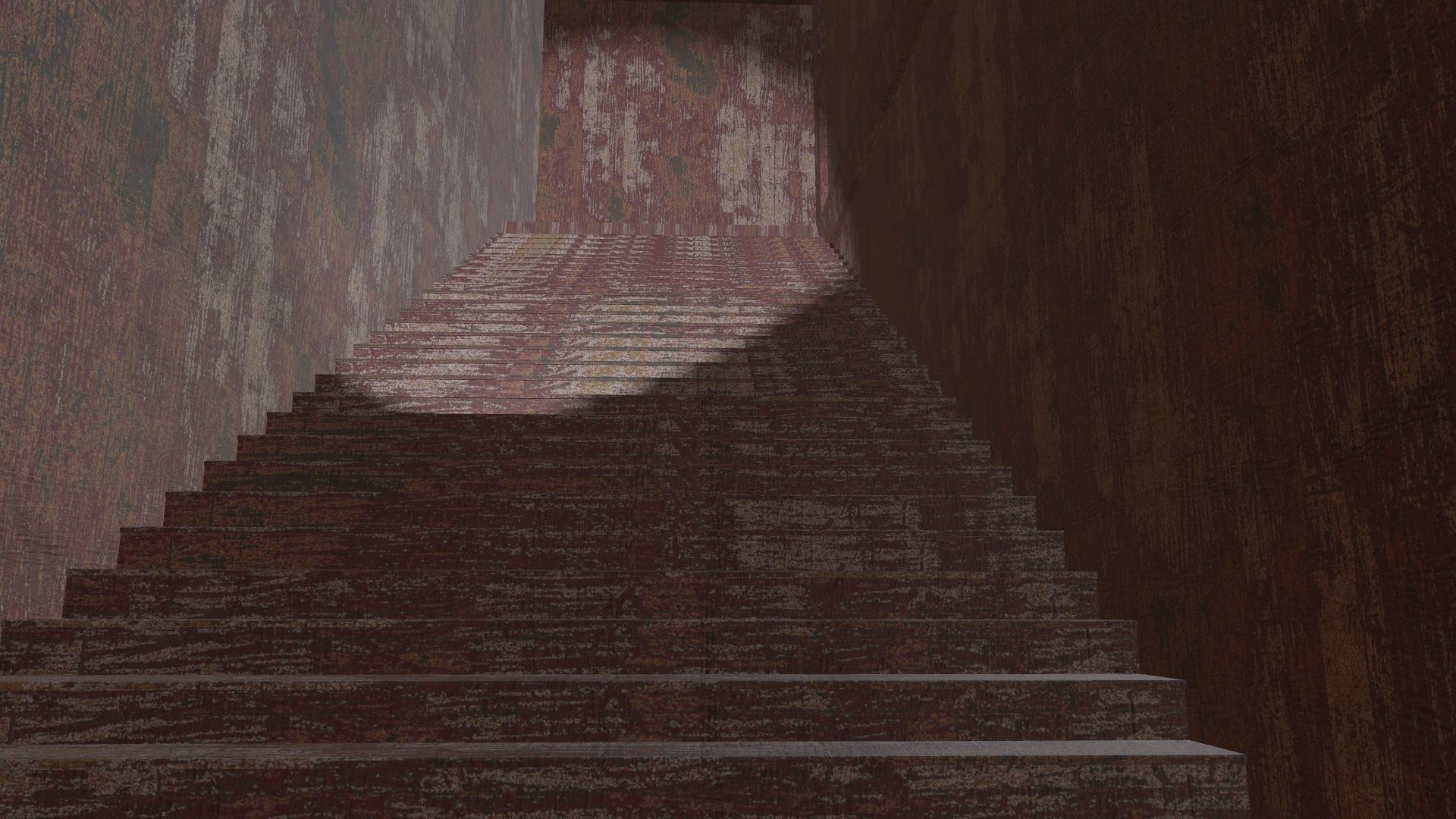 House Horror Low-poly 3D model_9