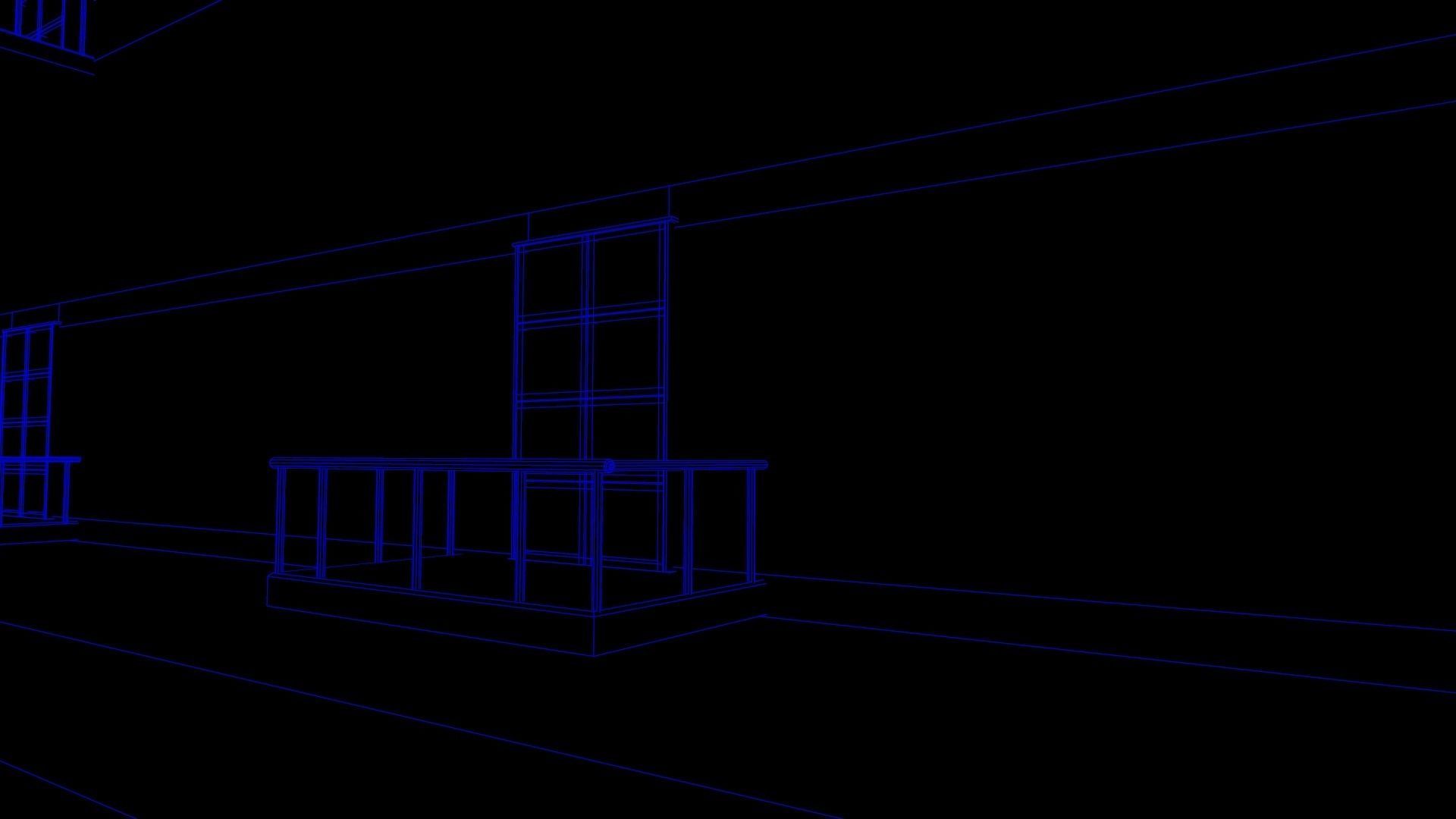 House Horror Low-poly 3D model_16