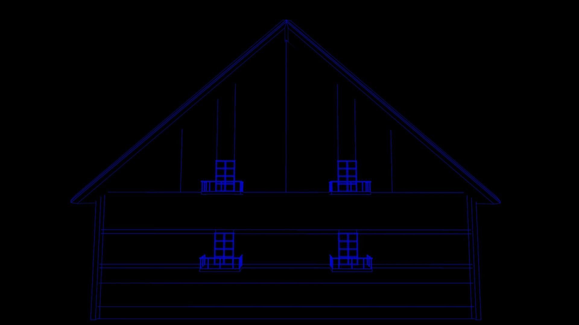 House Horror Low-poly 3D model_14
