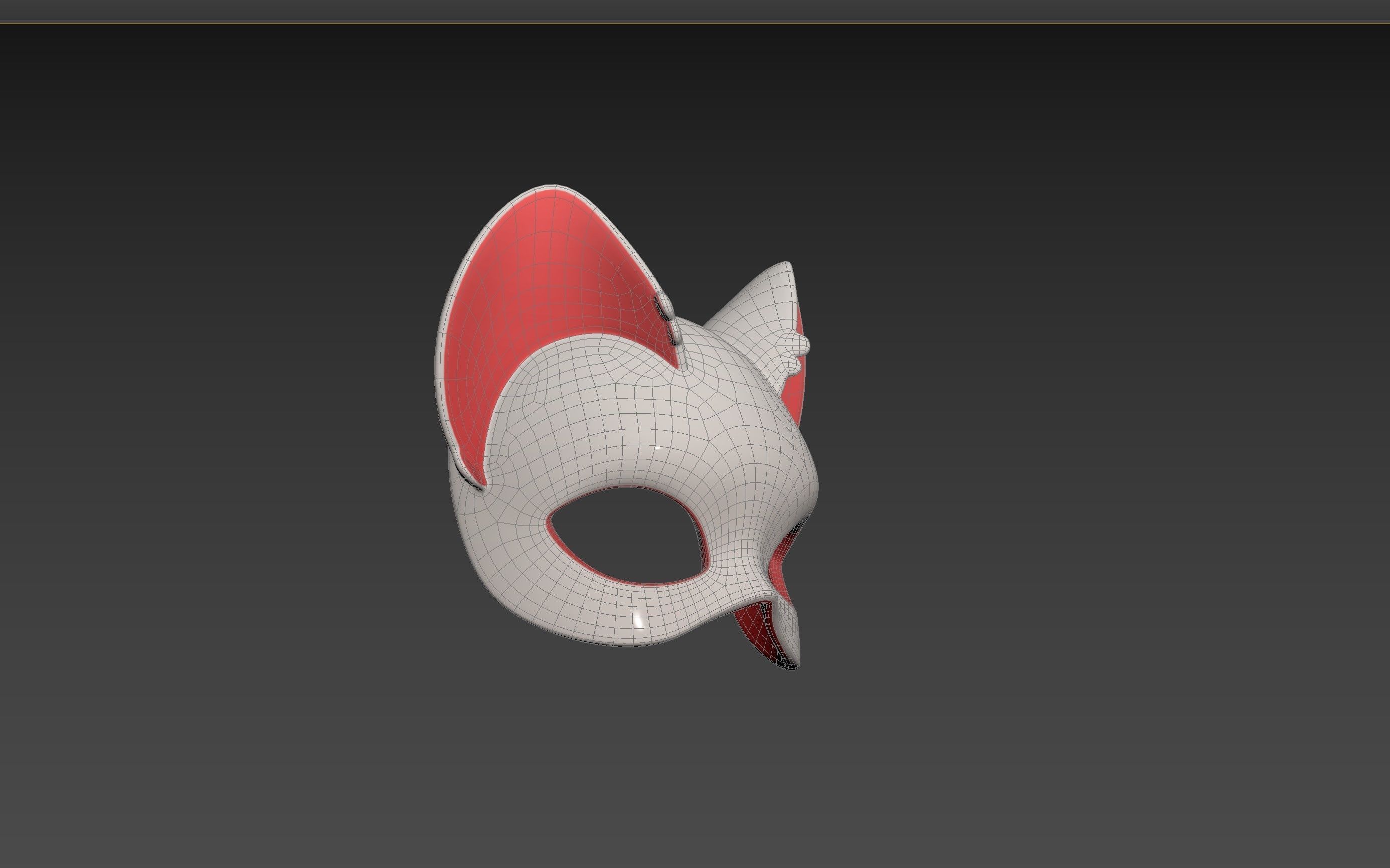 Prop109 Cat Mask 3D model_15