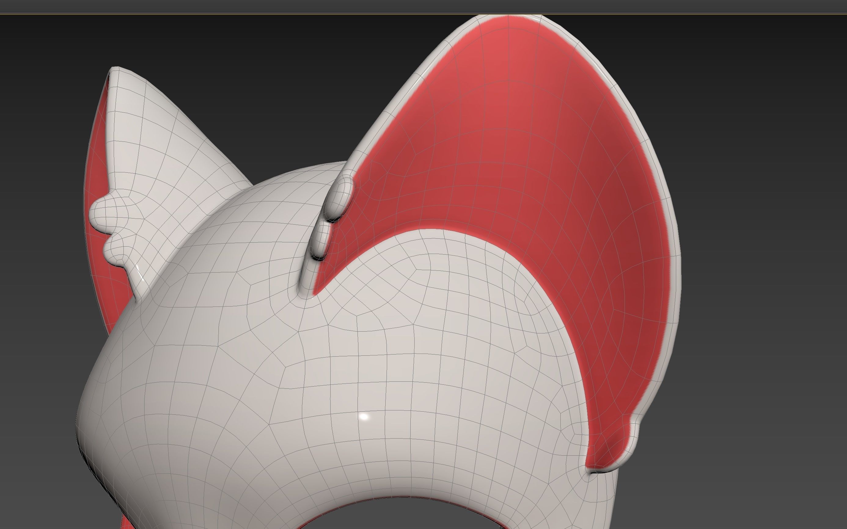 Prop109 Cat Mask 3D model_22