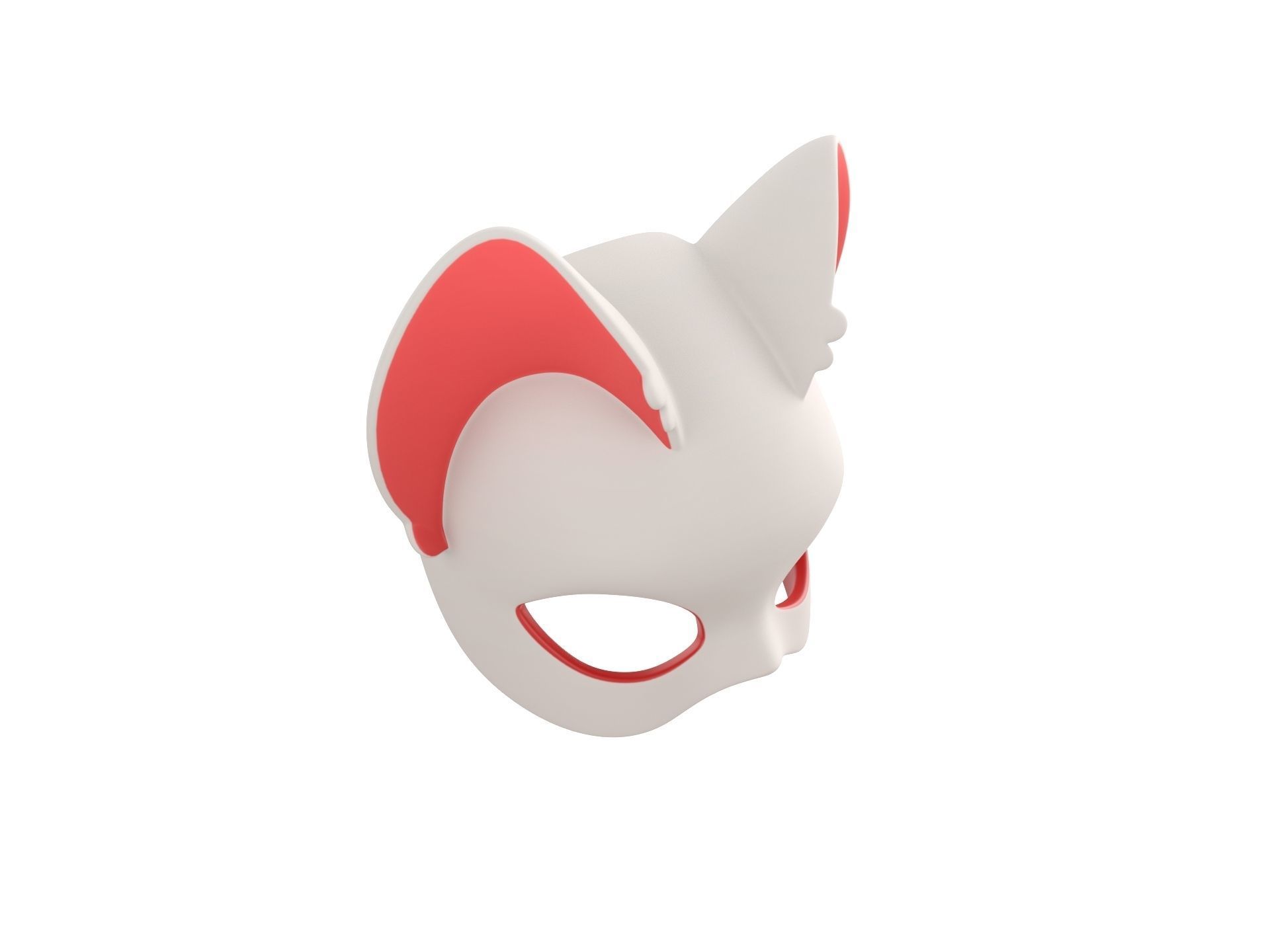 Prop109 Cat Mask 3D model_2