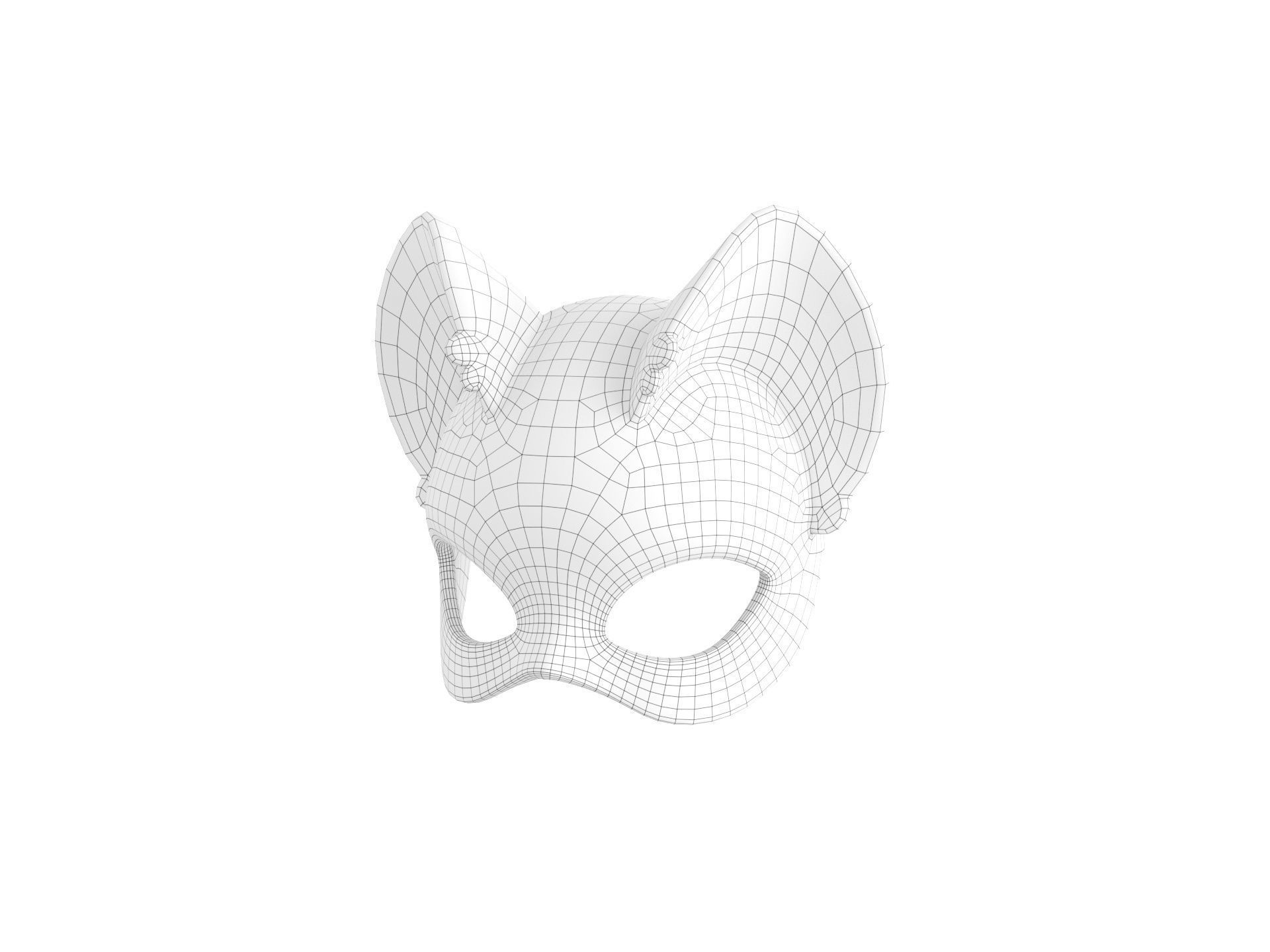 Prop109 Cat Mask 3D model_24