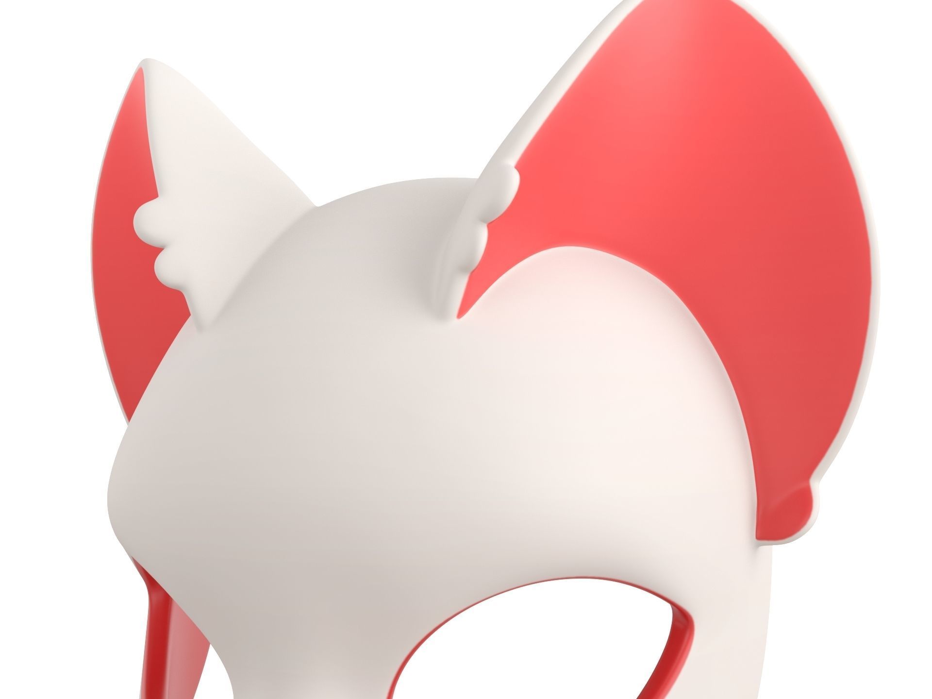 Prop109 Cat Mask 3D model_8