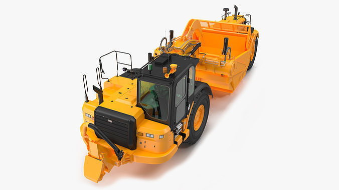 Generic Scraper Rigged 3D model