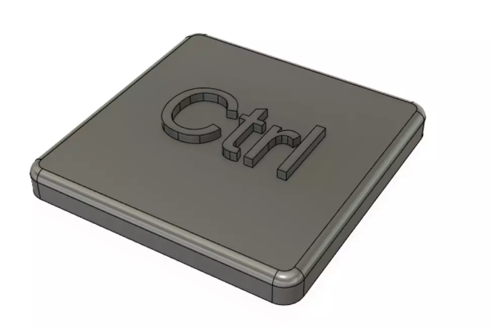 Hp Pavillion Key Ctrl Free 3D print model_0