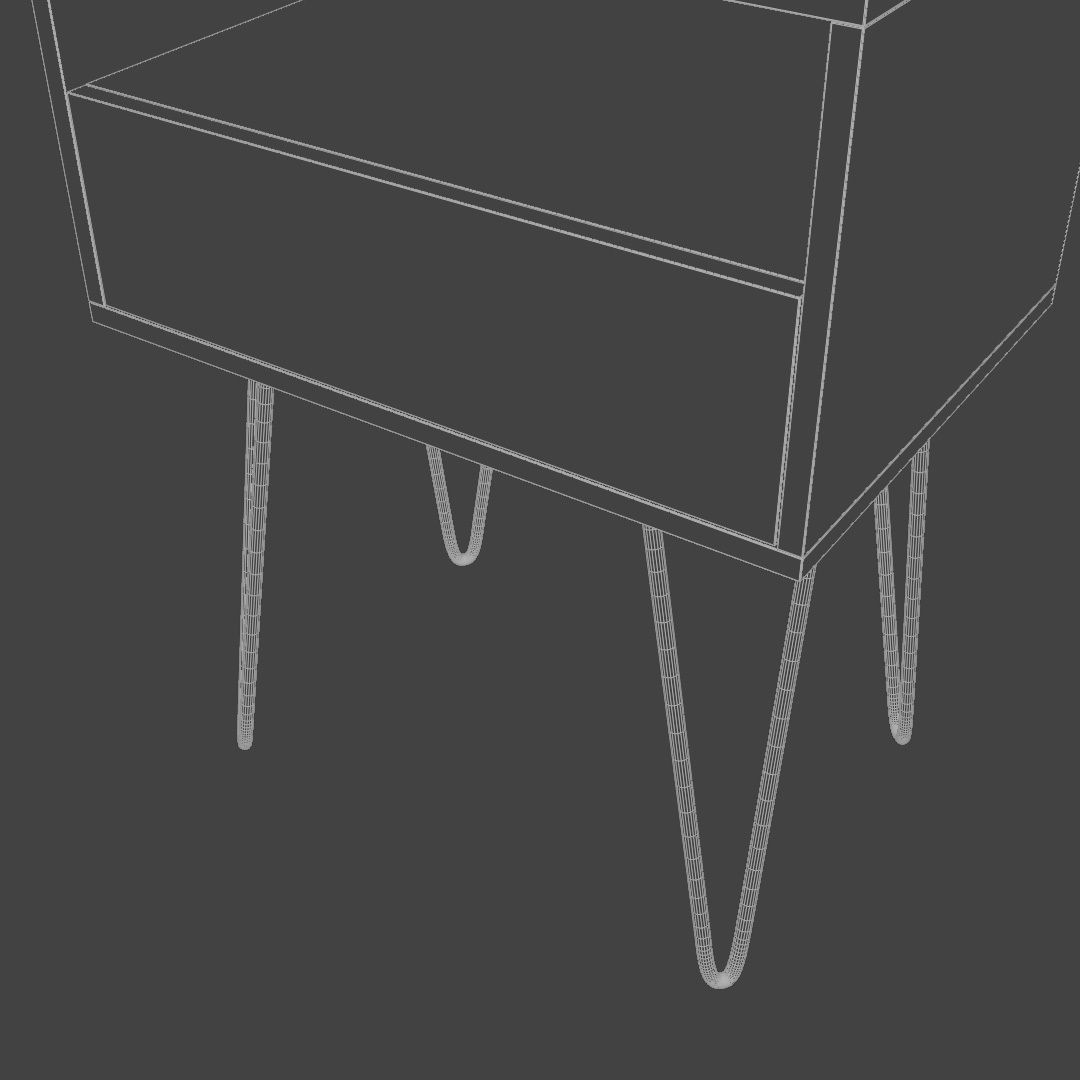 Small side table 3D model_5