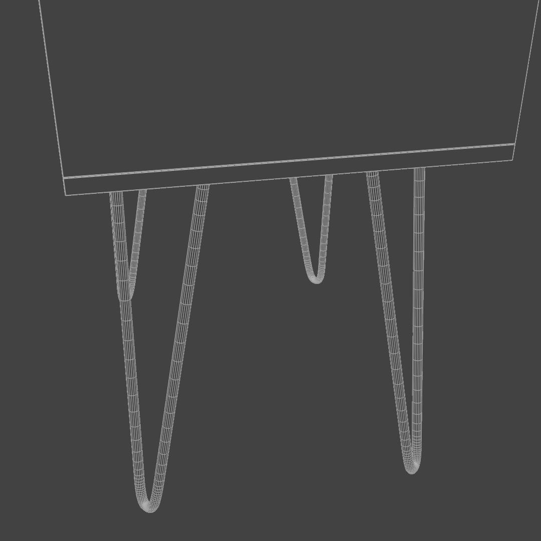 Small side table 3D model_6
