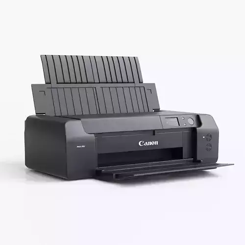 Canon Pro 300 Low-poly 3D model