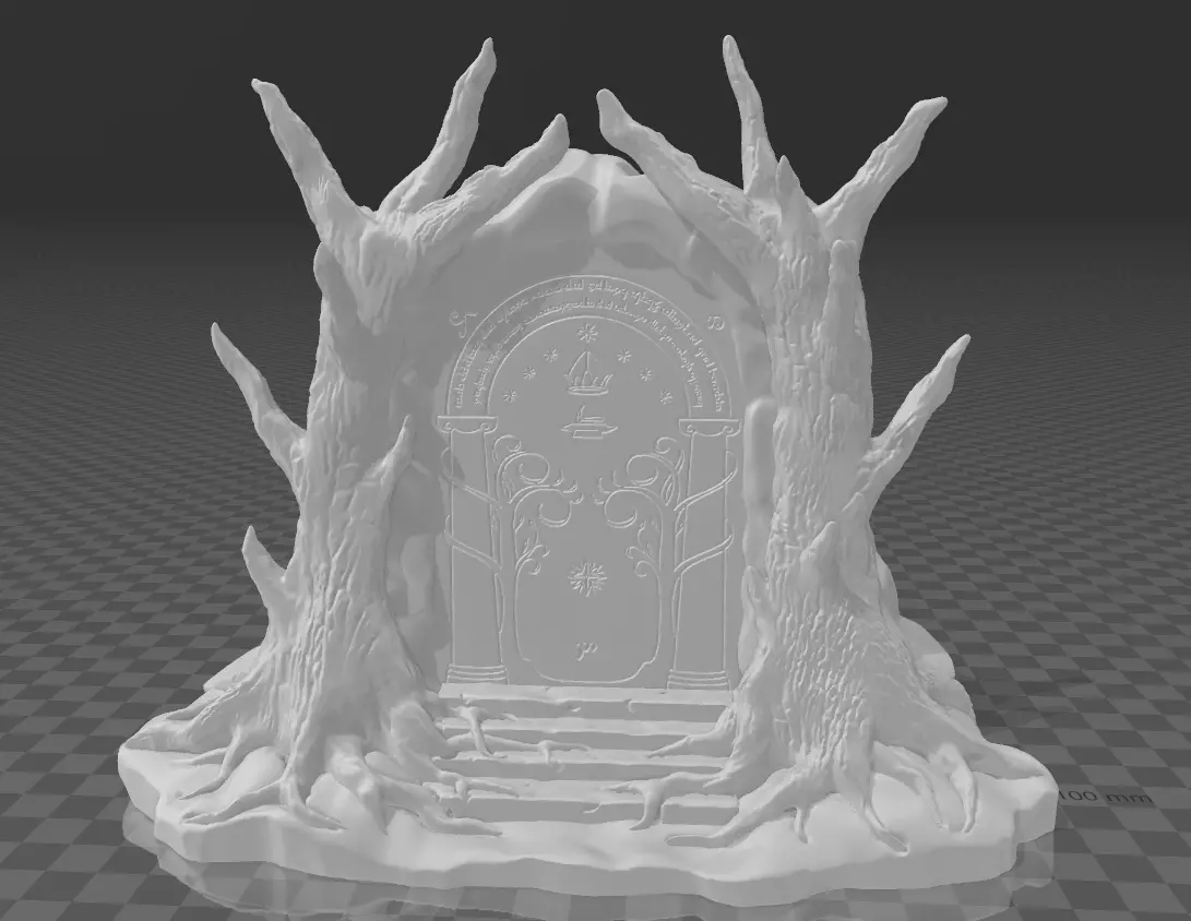 DOORS OF DURIN  3D print model_0