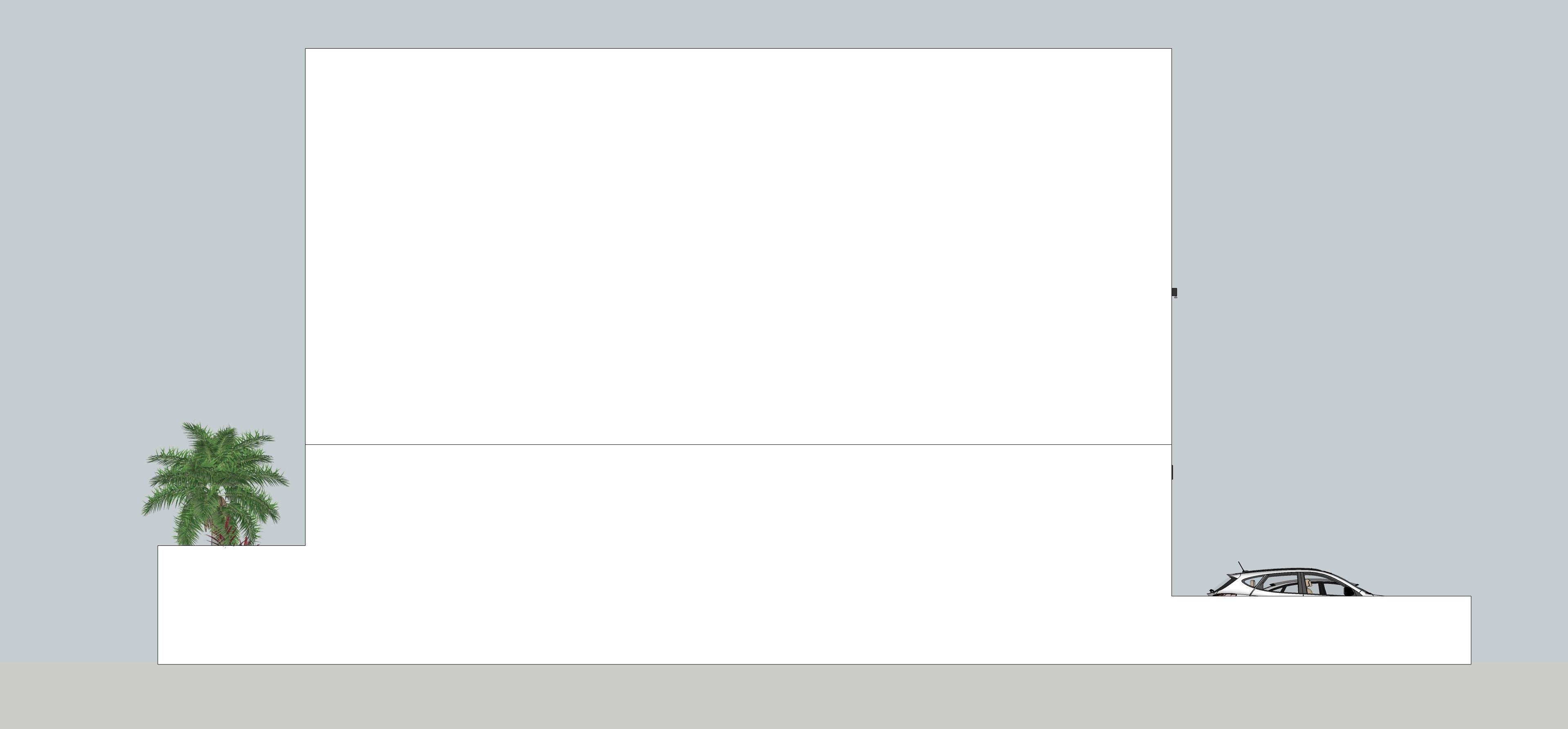 TERRACE HOUSE EXTERIOR AND INTERIOR DESIGN Low-poly 3D model_9