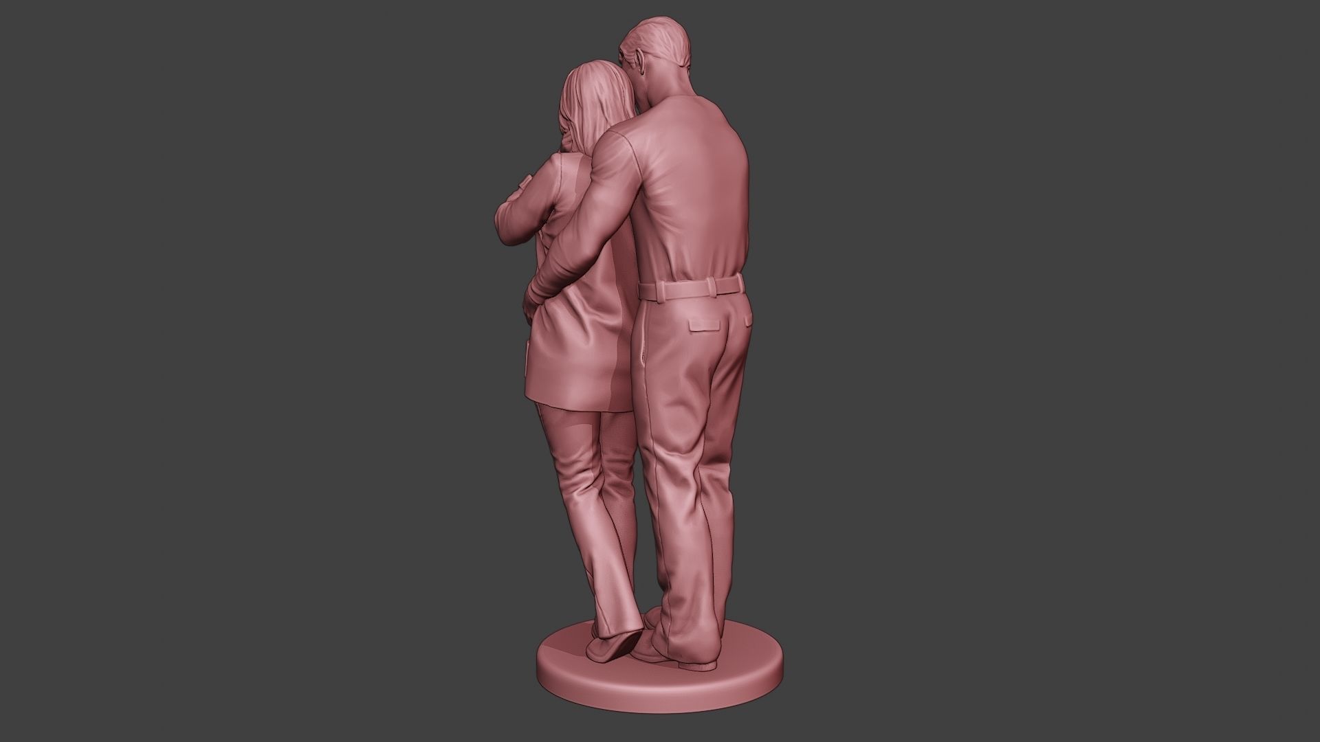 Couple in love 3D print model_5