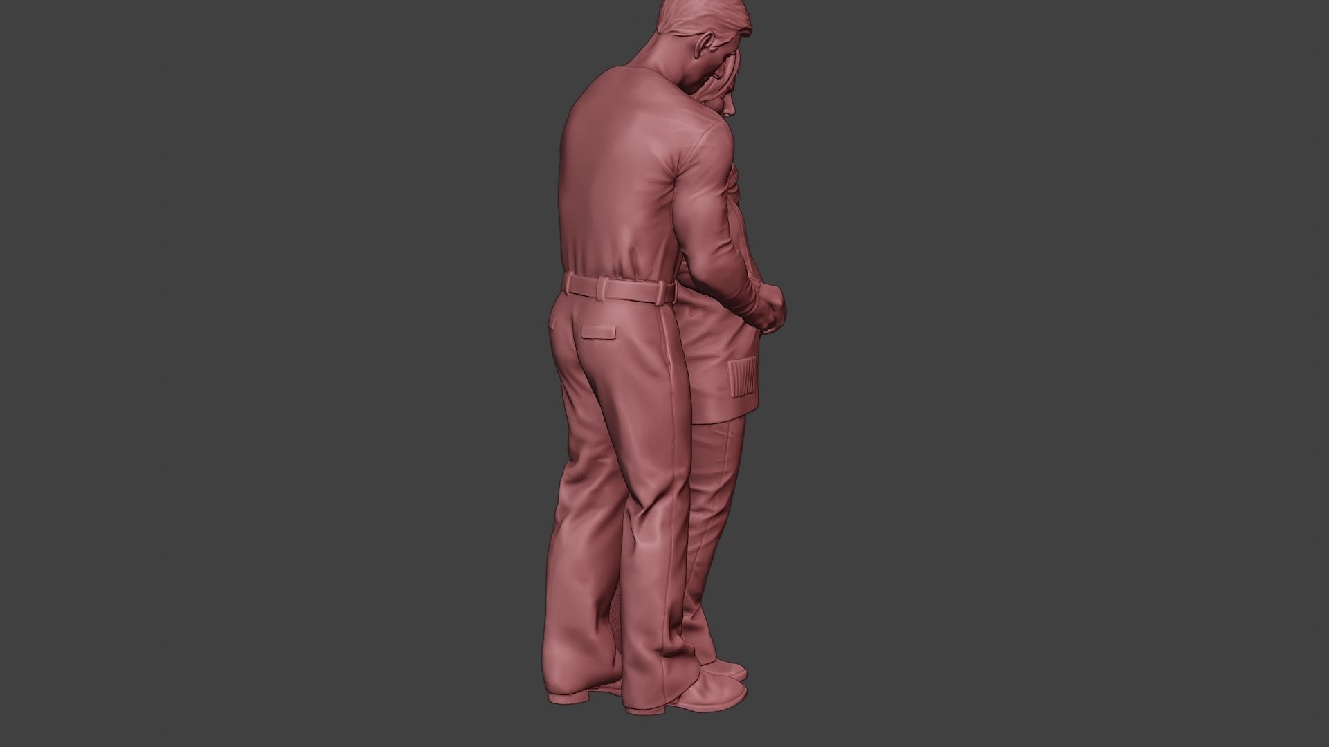 Couple in love 3D print model_31