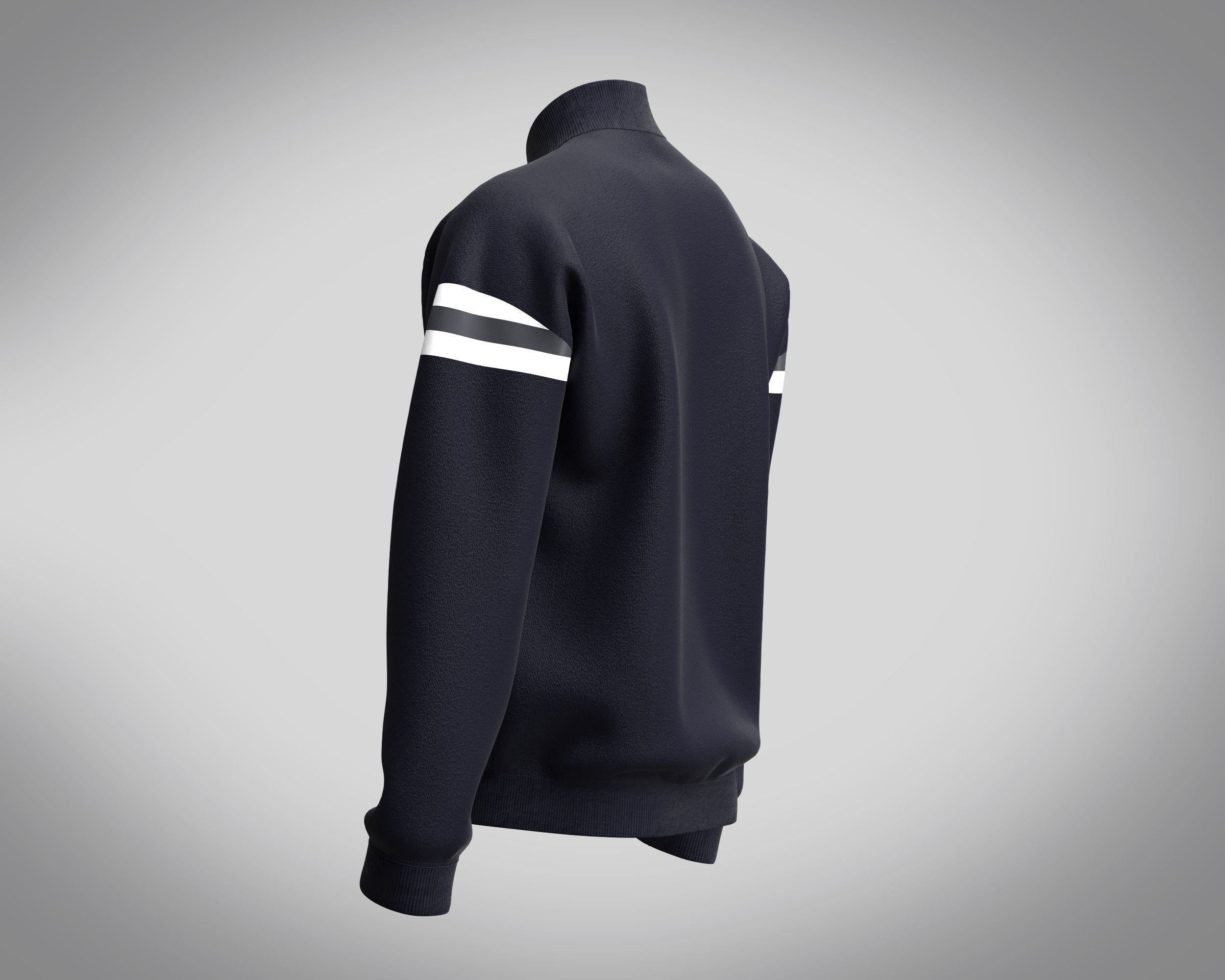 Jacket Vintage Bomber 3D model_4