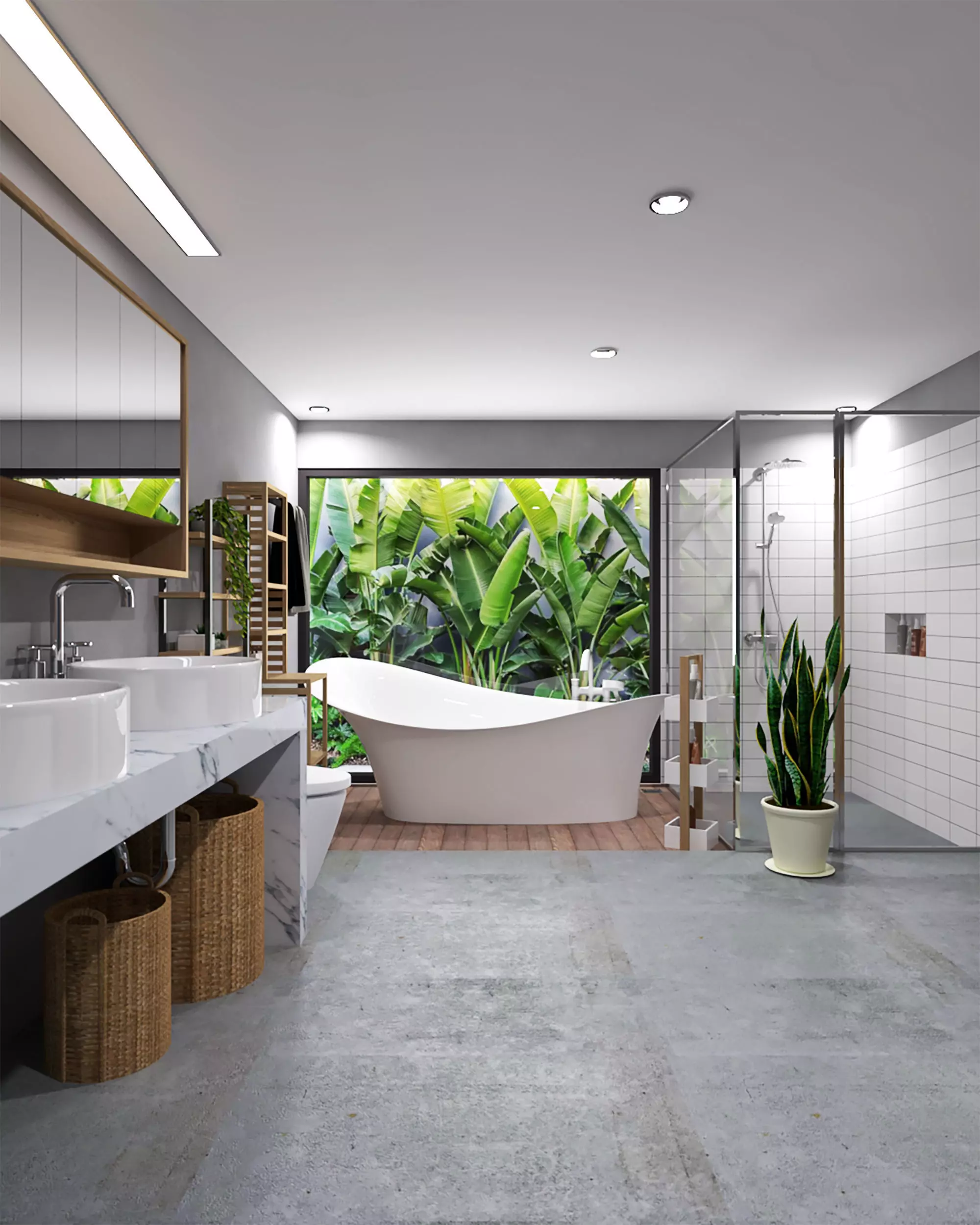 10 BATHROOM FURNITURE INTERIOR DESIGN Low-poly 3D model