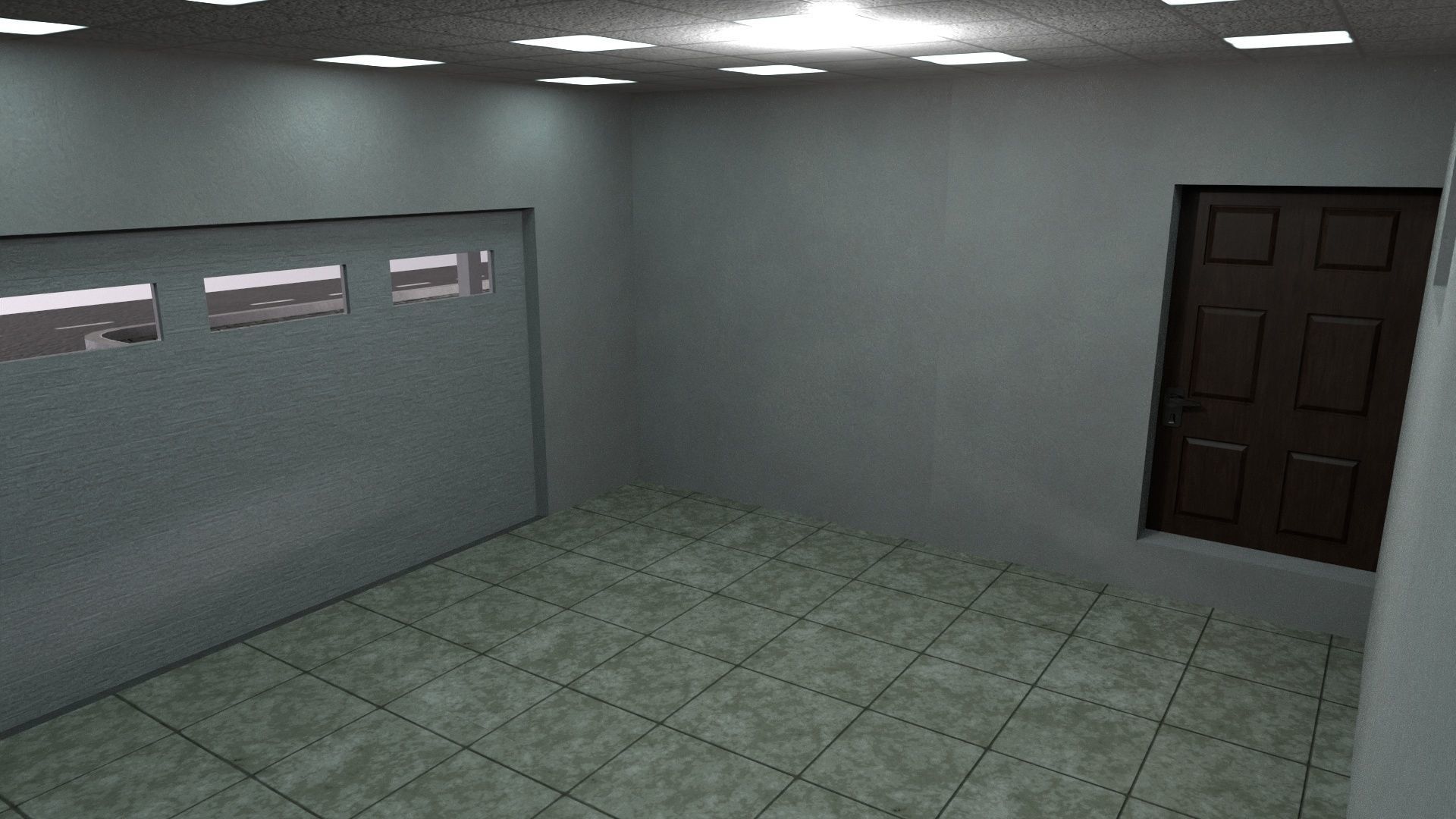 low-poly 3D PBR set House VR Low-poly 3D model_17