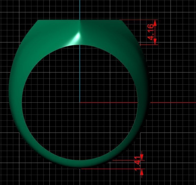 Ring od187 3D print model_7