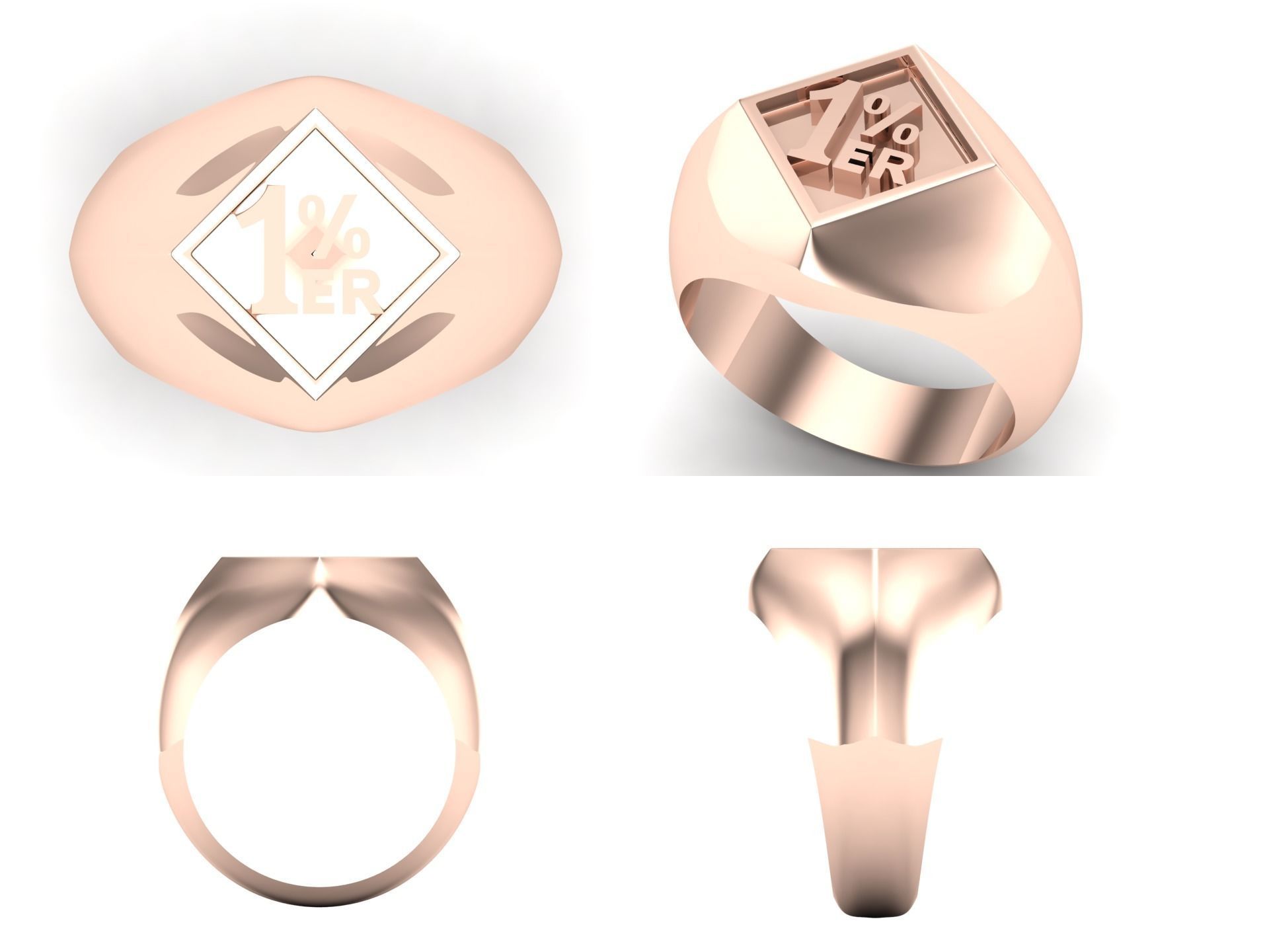 Ring od187 3D print model_3