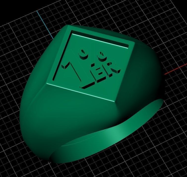 Ring od187 3D print model_10