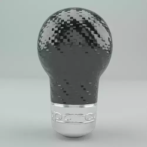 Sparco Shift Knob Racing Carbon Look 3D model