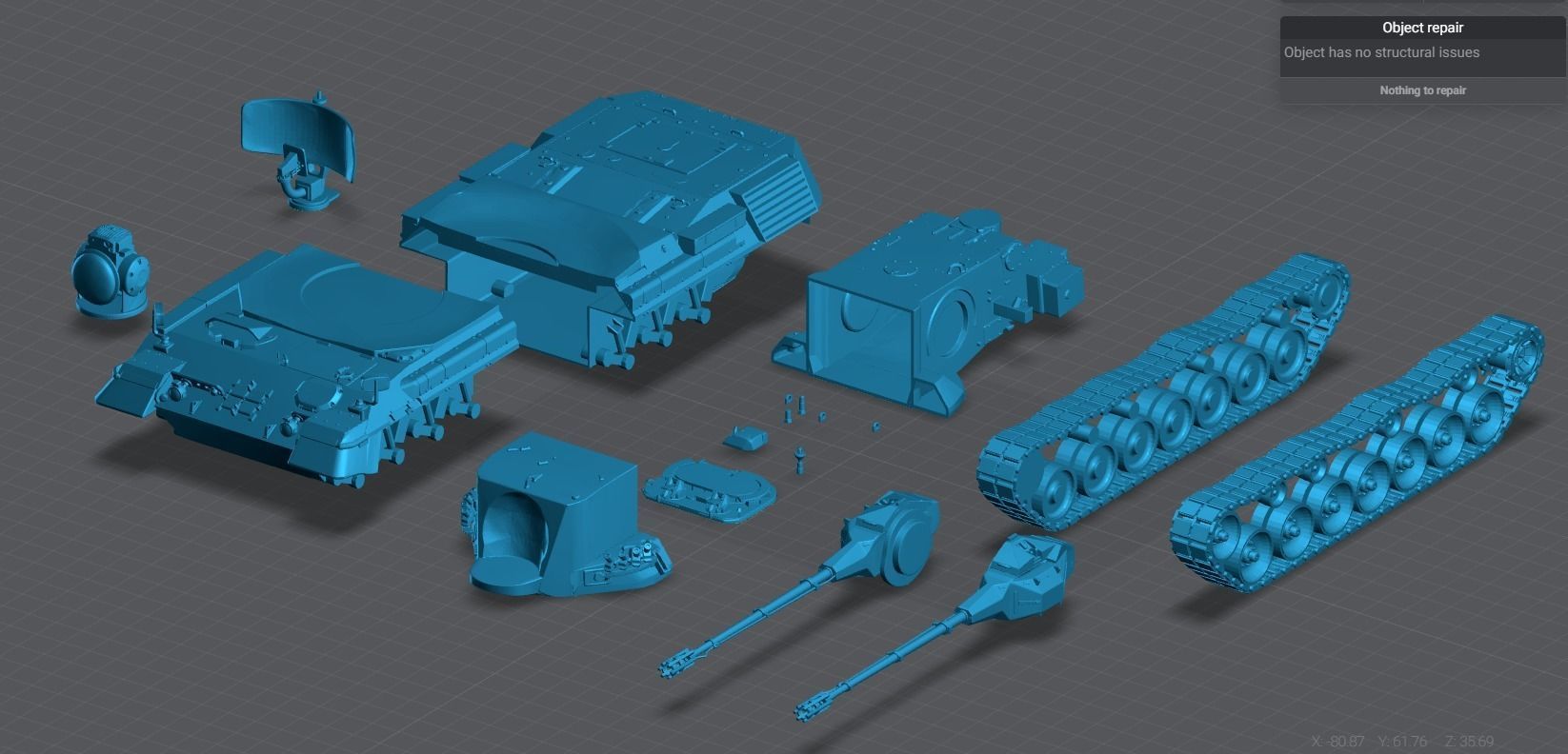 Flakpanzar Gepard Scale Model 3D model 3D printable | CGTrader