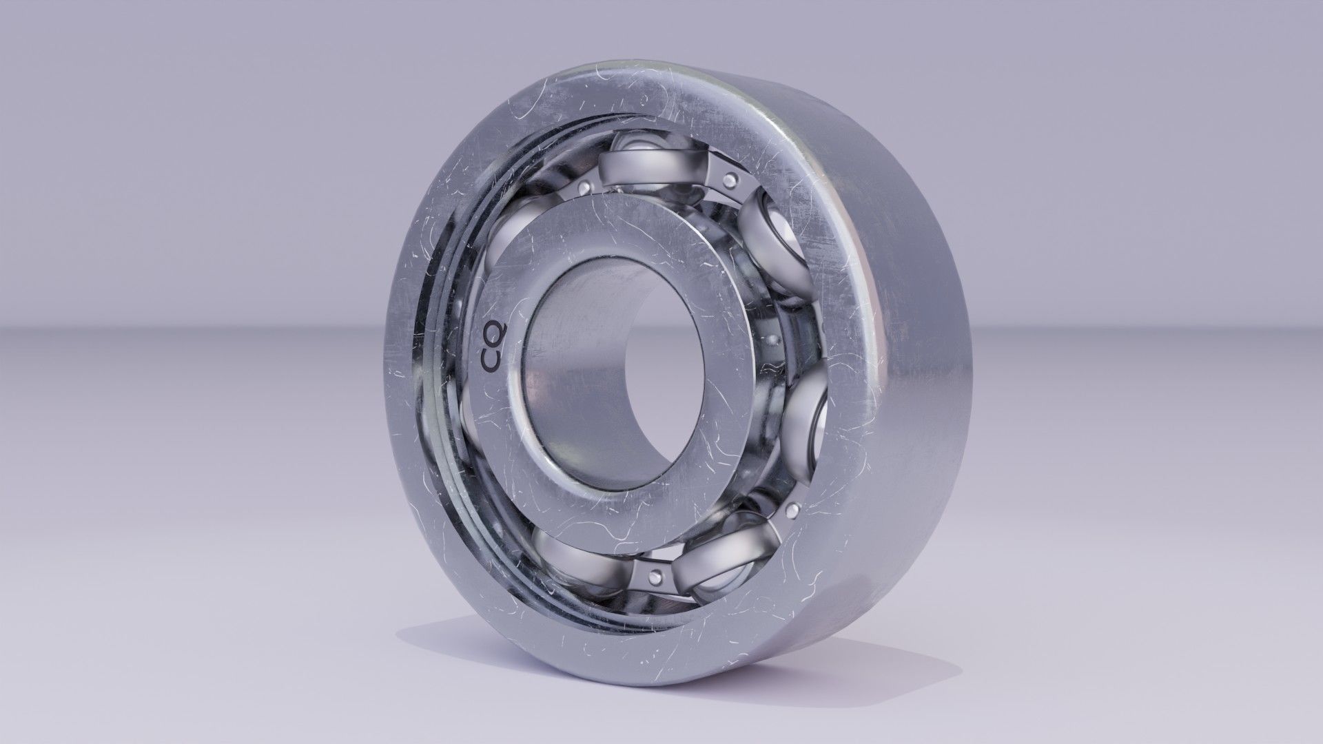Bearing ball 3D model_29