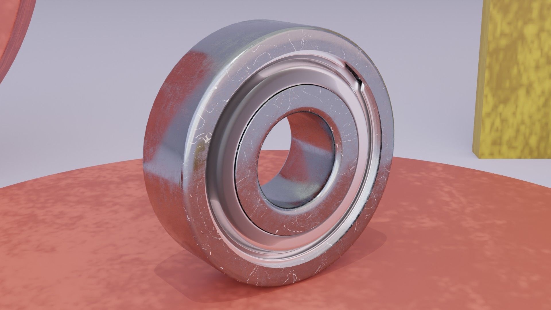 Bearing ball 3D model_6