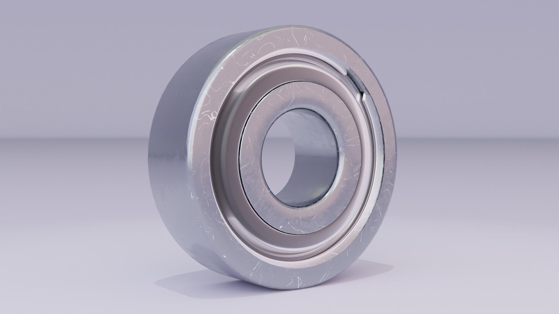 Bearing ball 3D model_16