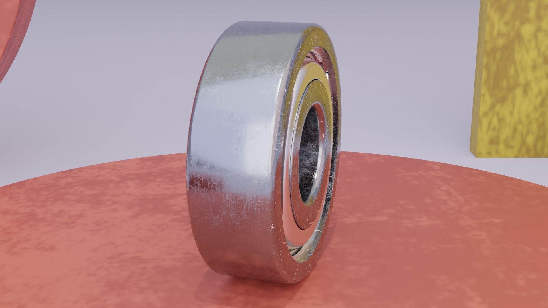 Bearing ball 3D model_7